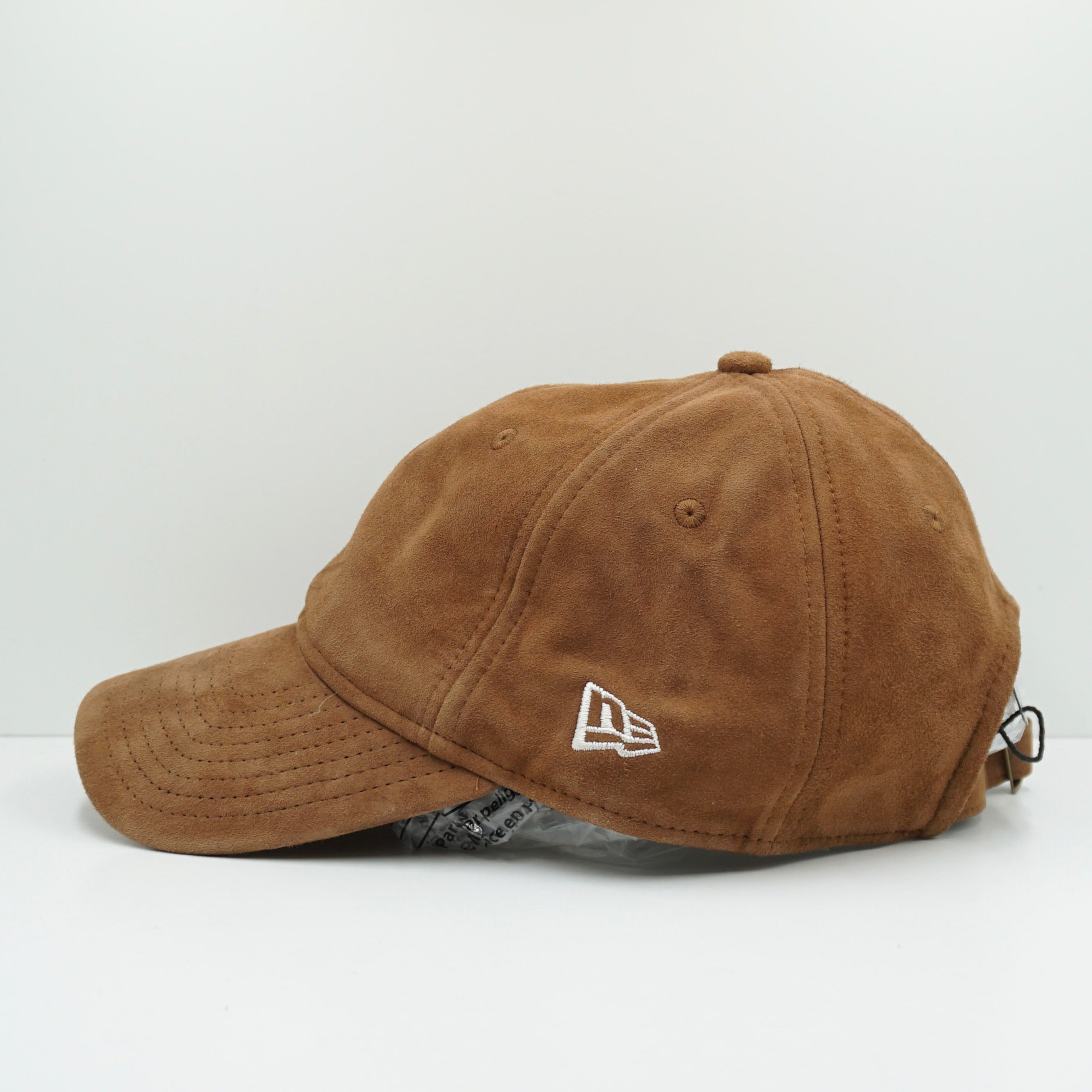 New Era Beige Brown Suede Adjustable Cap