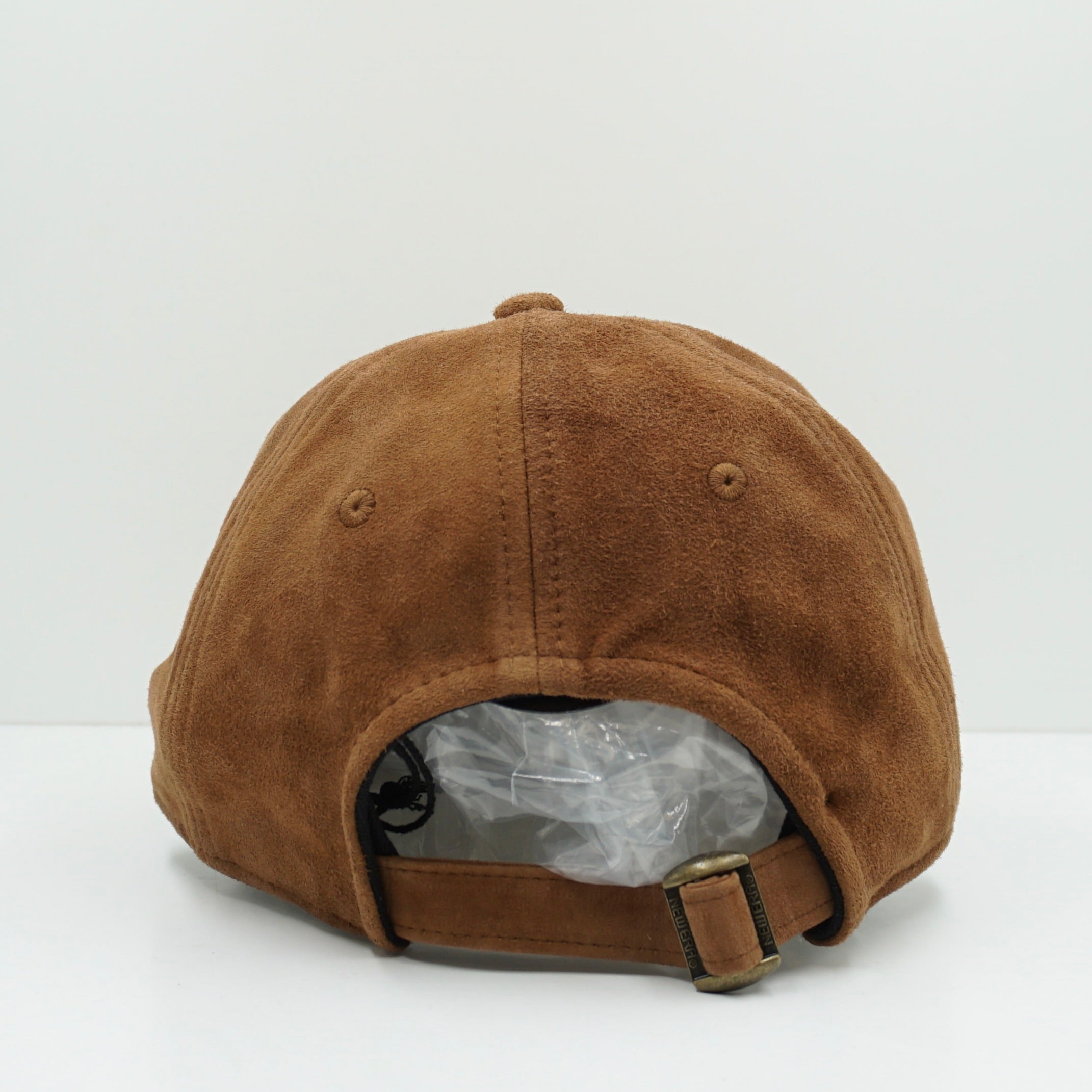 New Era Beige Brown Suede Adjustable Cap