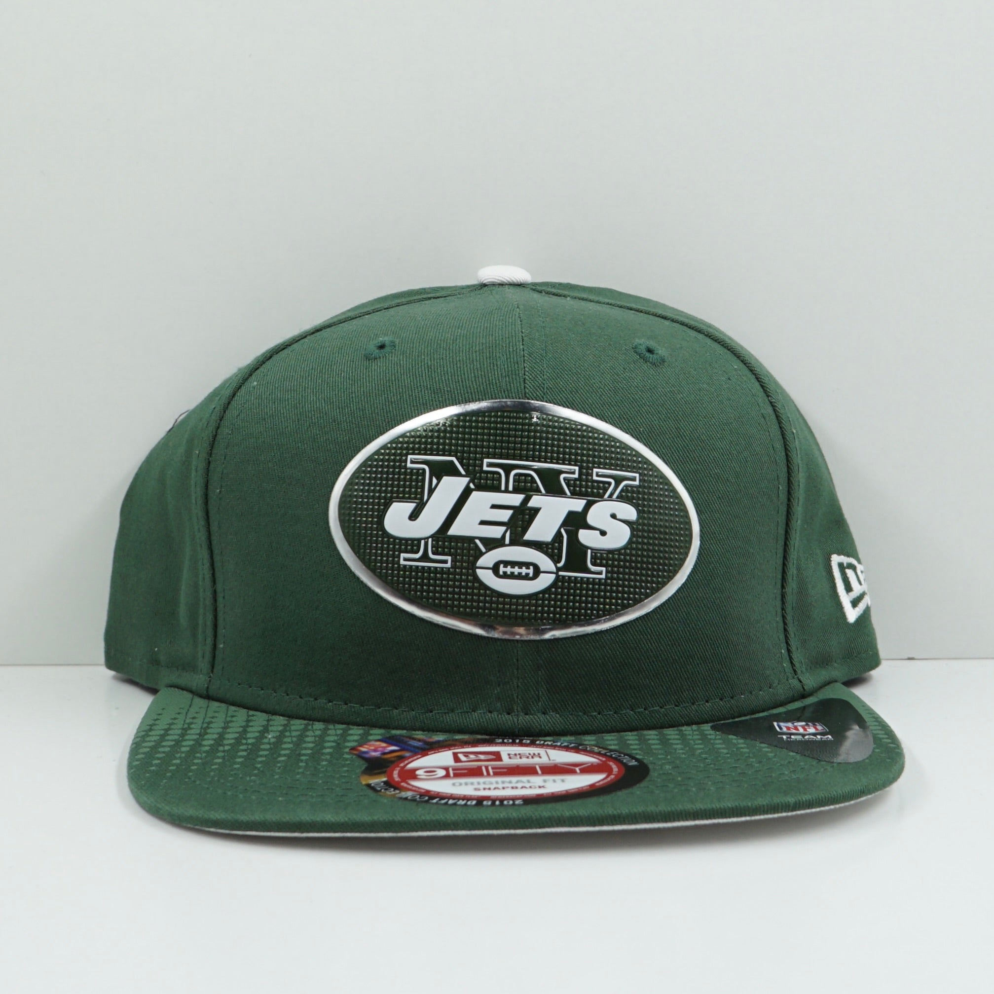 New Era New York Jets Green White 2015 Draft Collection Snapback Cap