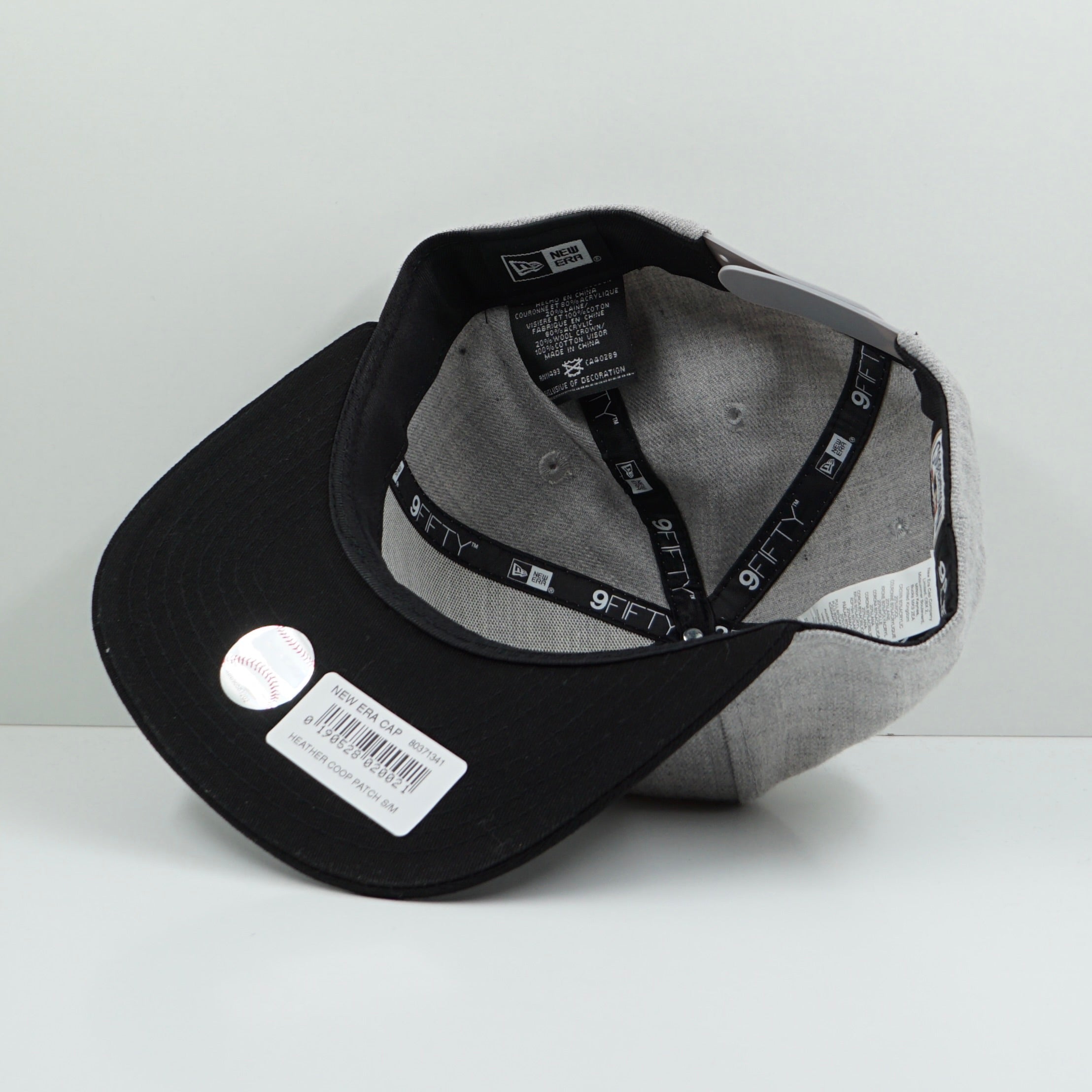 New Era Brooklyn Dodgers Grey Black Snapback Cap