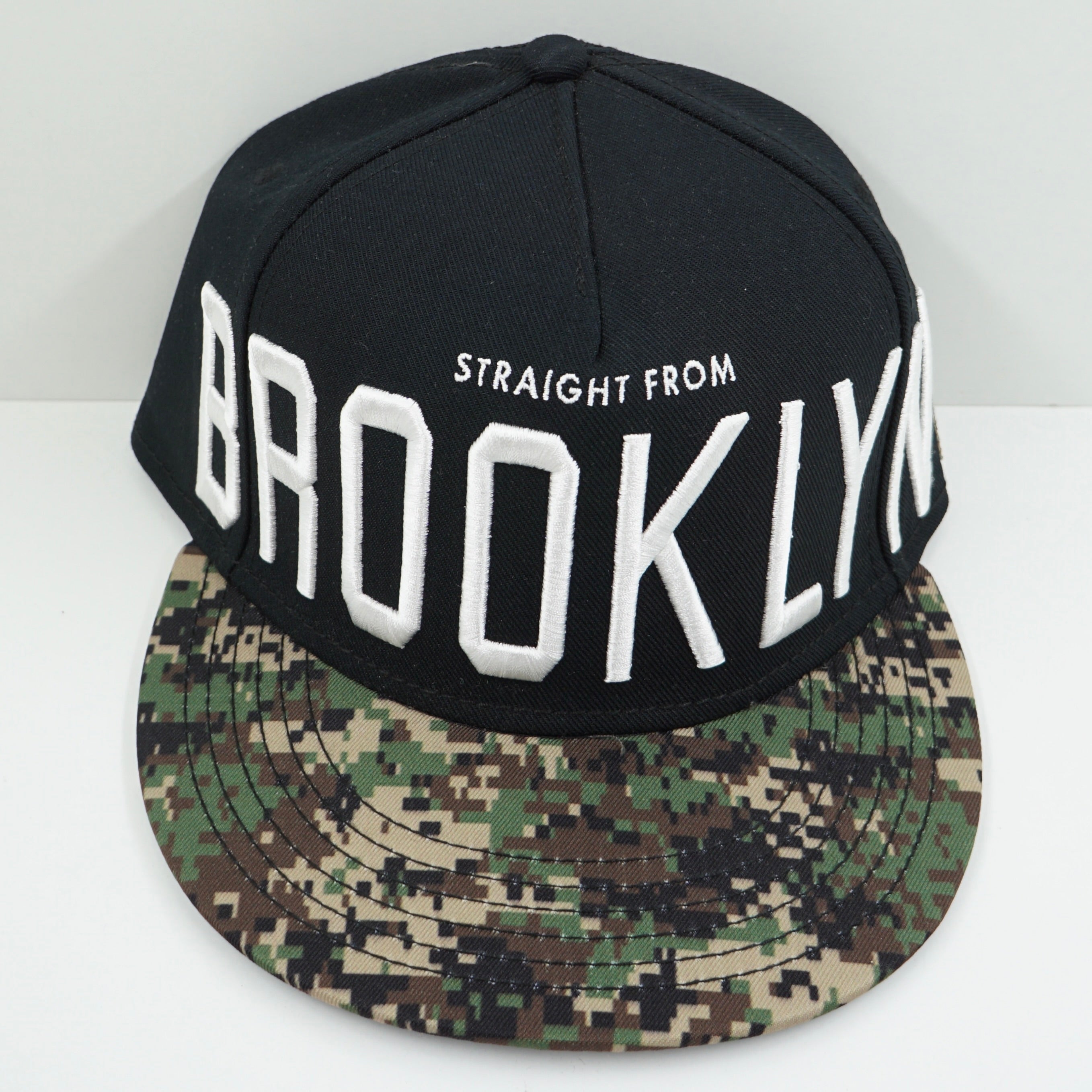 Cayler & Sons Straight From Brooklyn Black Camo Snapback Cap