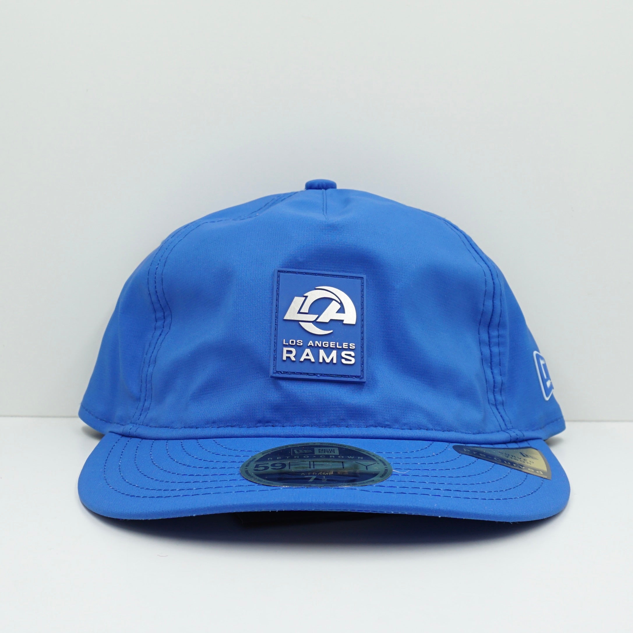 New Era Los Angeles Rams NFL Retro Crown A-Frame Pre Curved Frame Fitted Cap