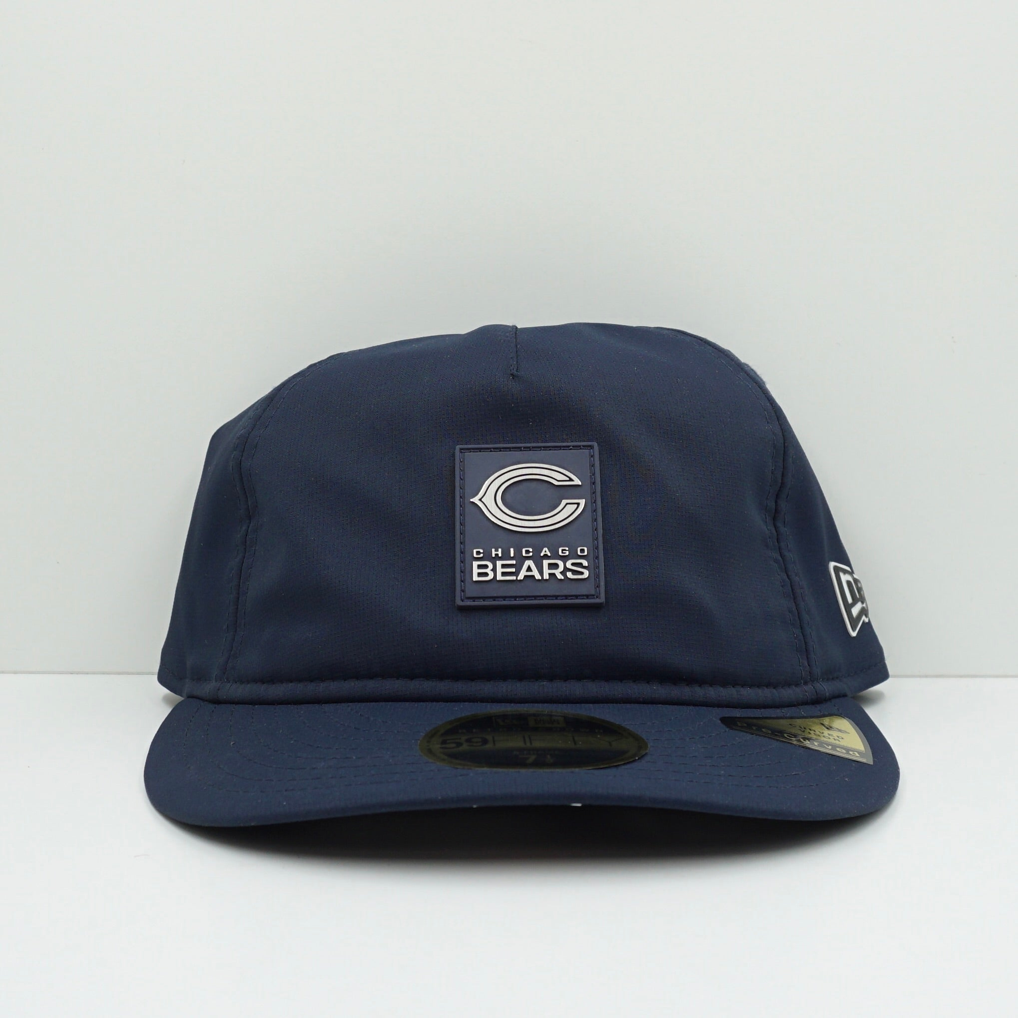 New Era Chicago Bears NFL Navy Retro Crown A-Frame Pre Curved Frame Fitted Cap