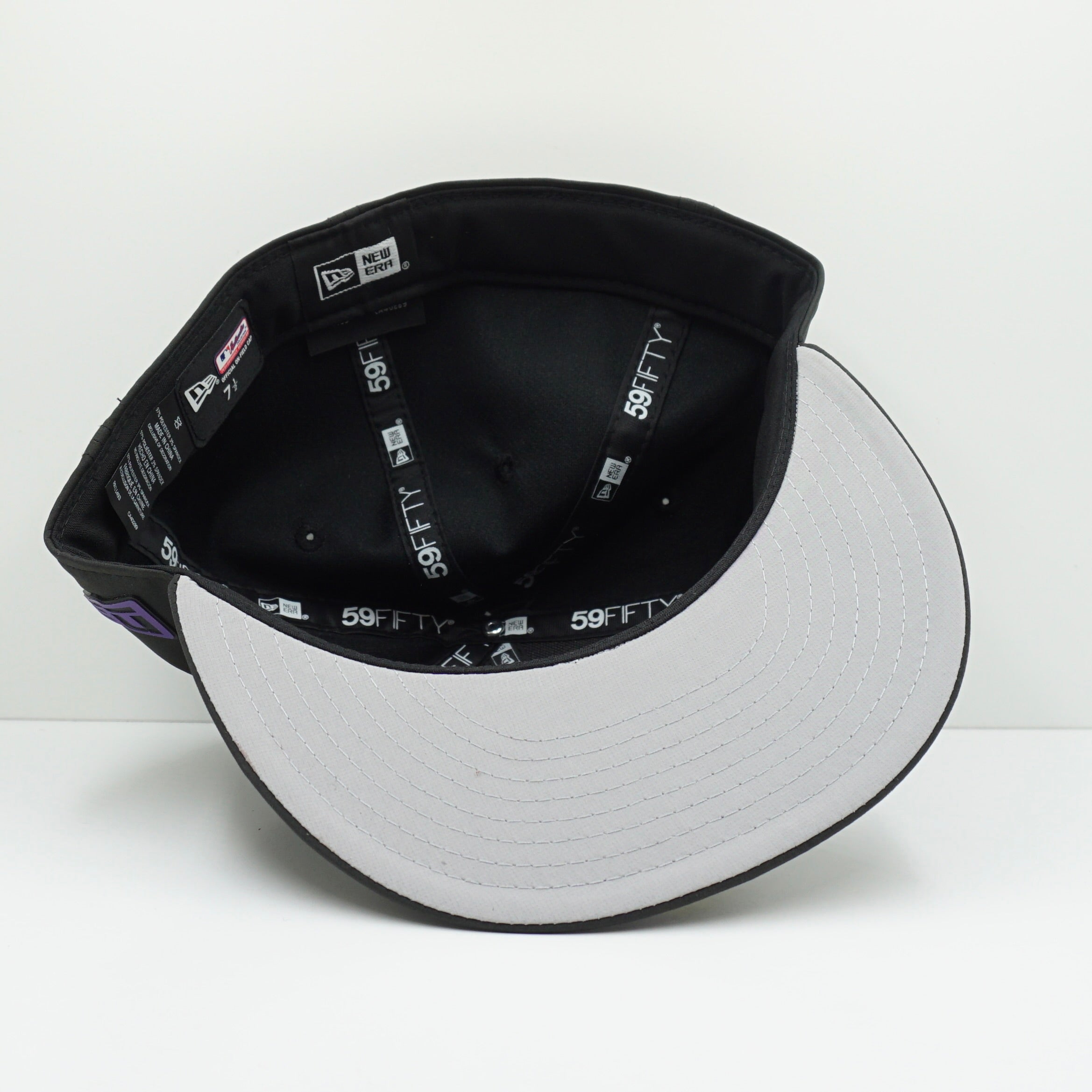New Era Colorado Rockies MLB Black Purple Fitted Cap