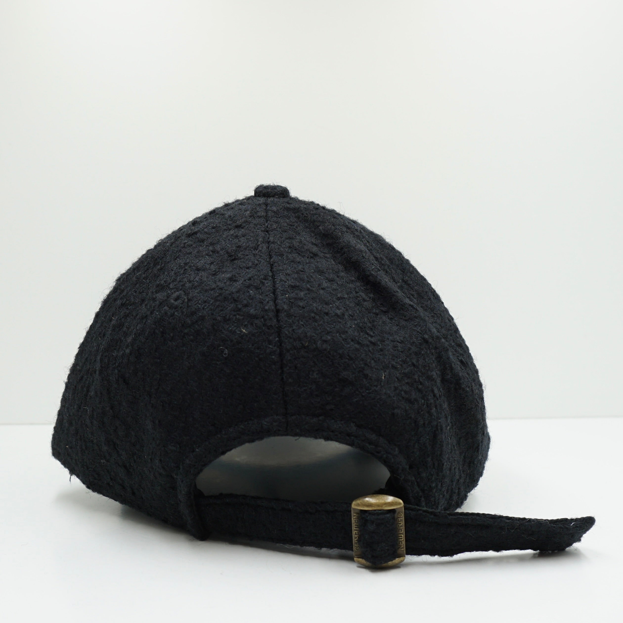 New Era Black Wool Adjustable Cap