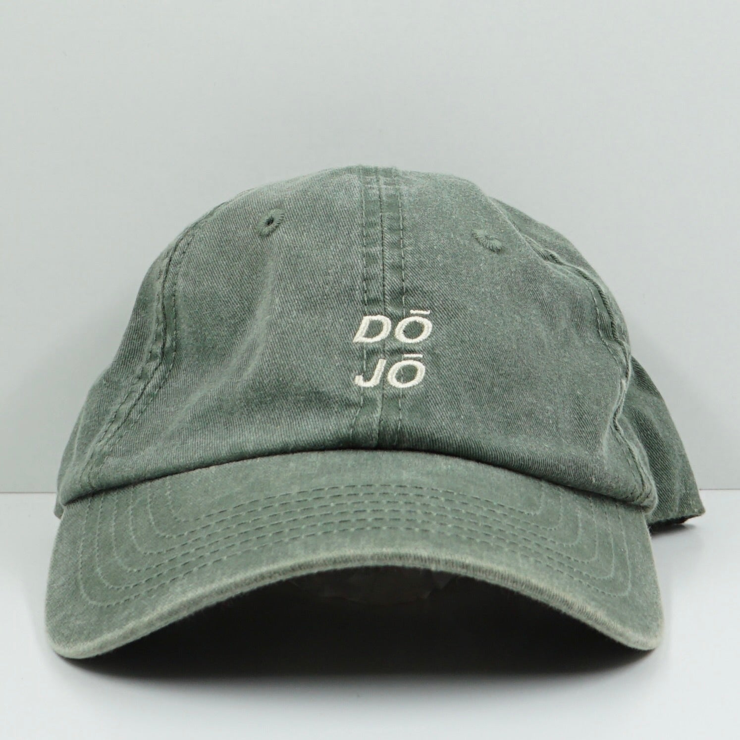 DO JO Washed Green Adjustable Cap