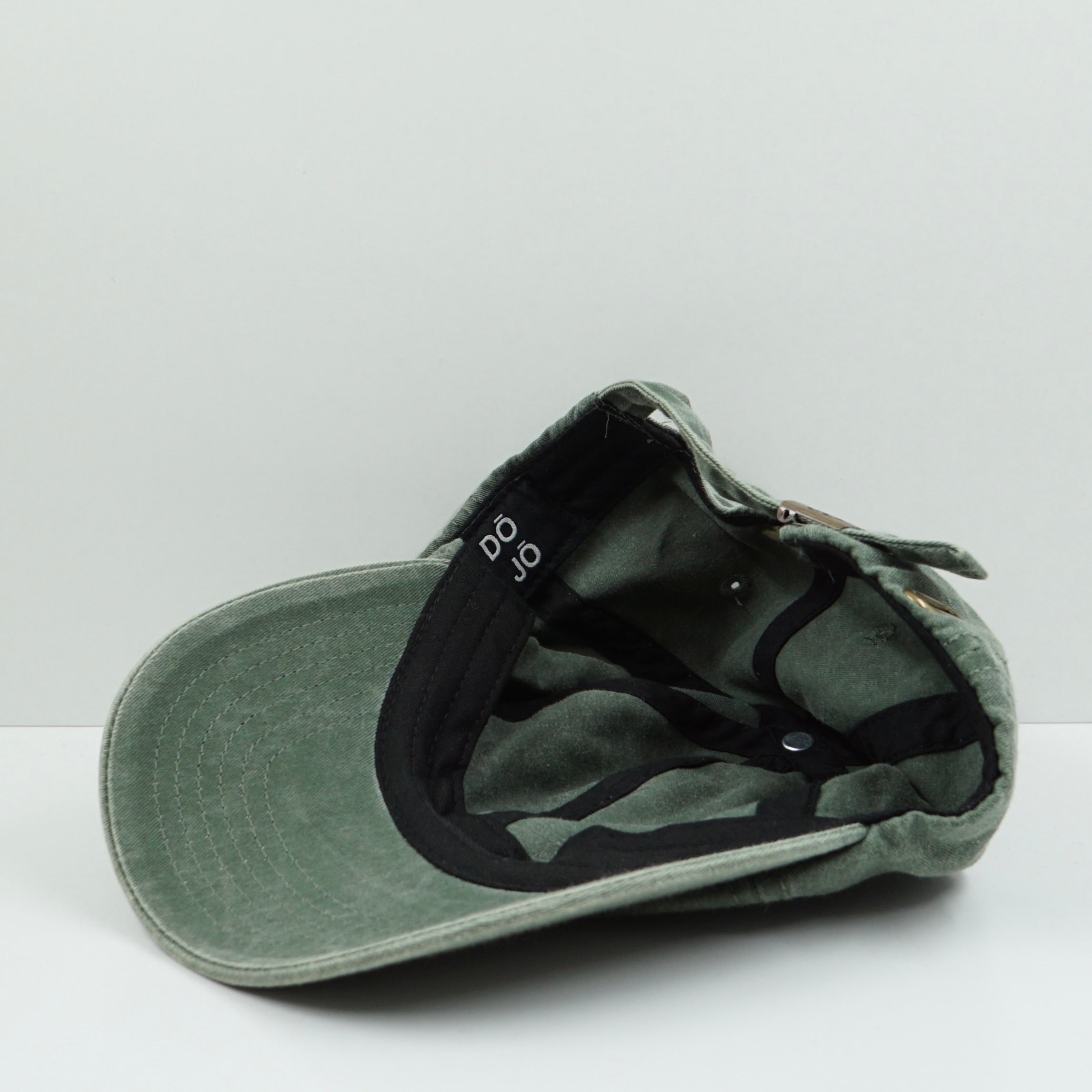 DO JO Washed Green Adjustable Cap