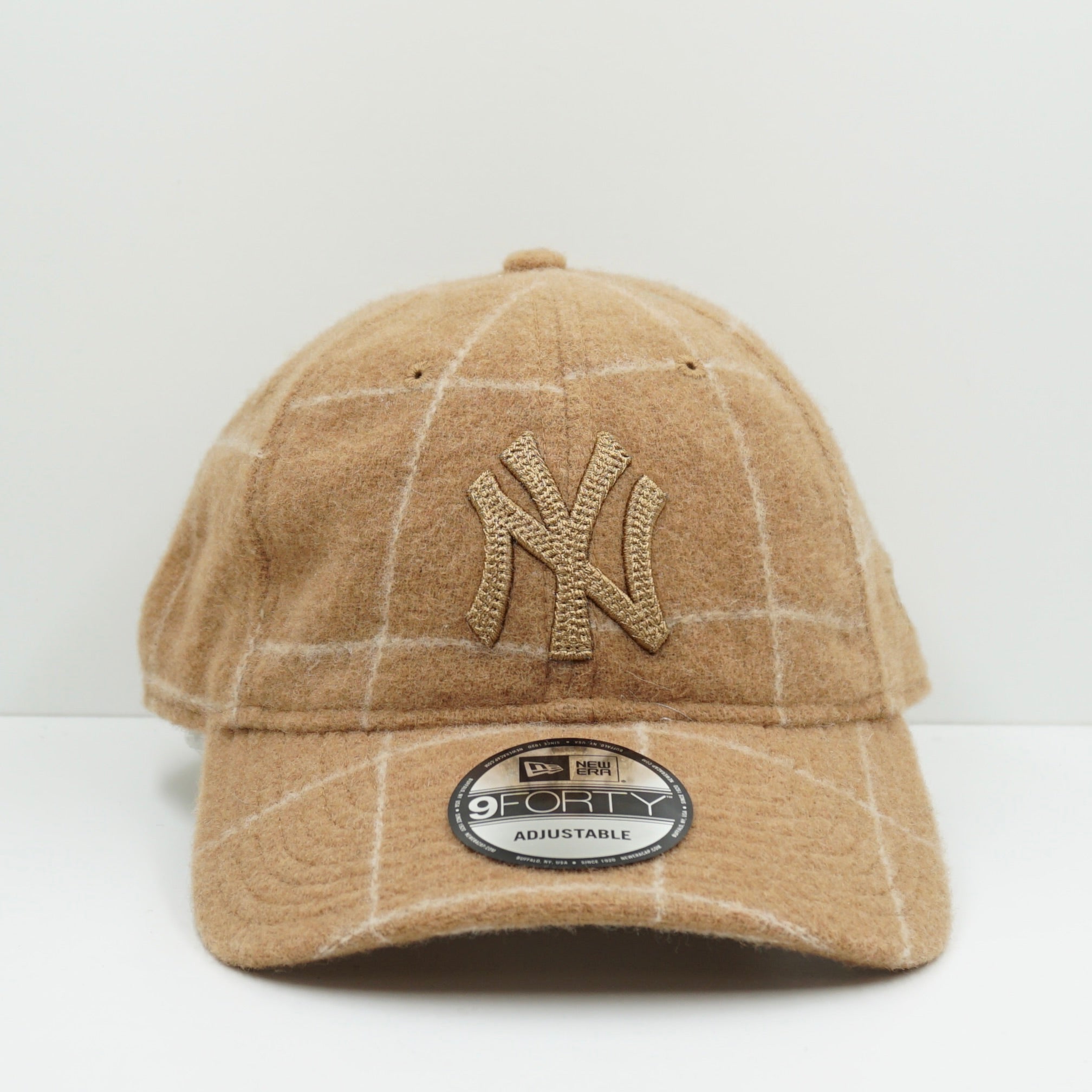 New Era New York Yankees Japanese Rewool Beige Adjustable Cap