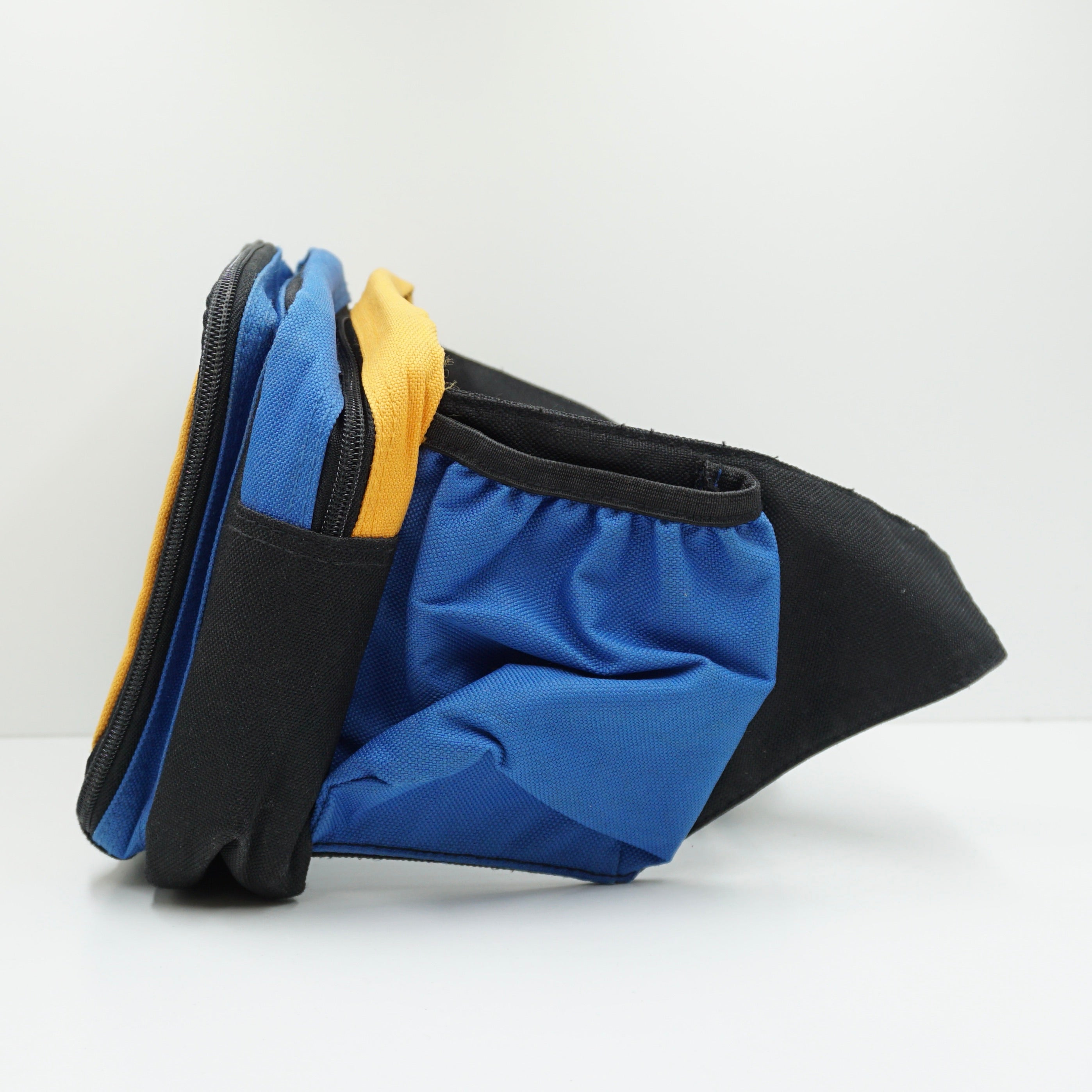 Kappa Black Blue Yellow Waist Bag