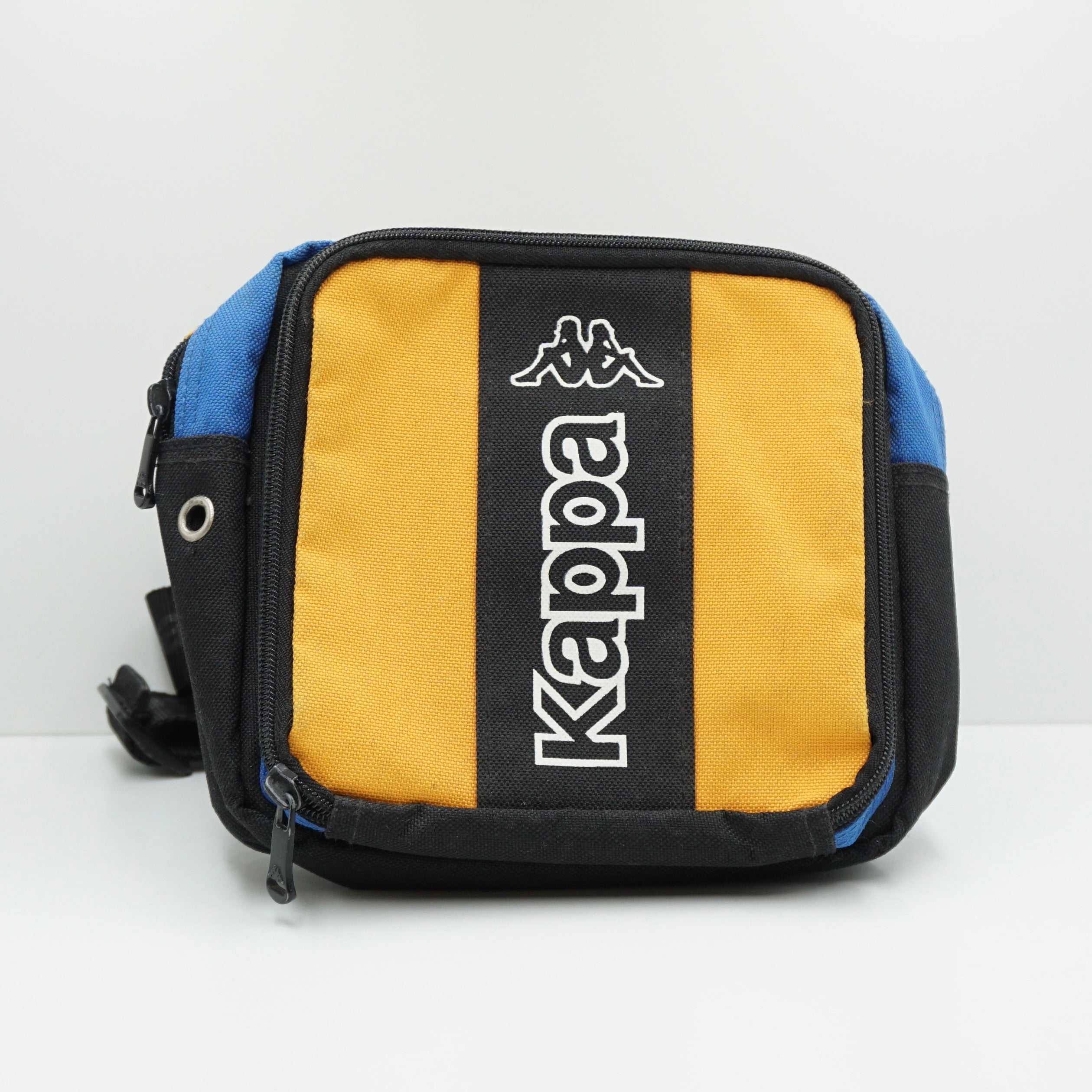 Kappa Black Blue Yellow Waist Bag