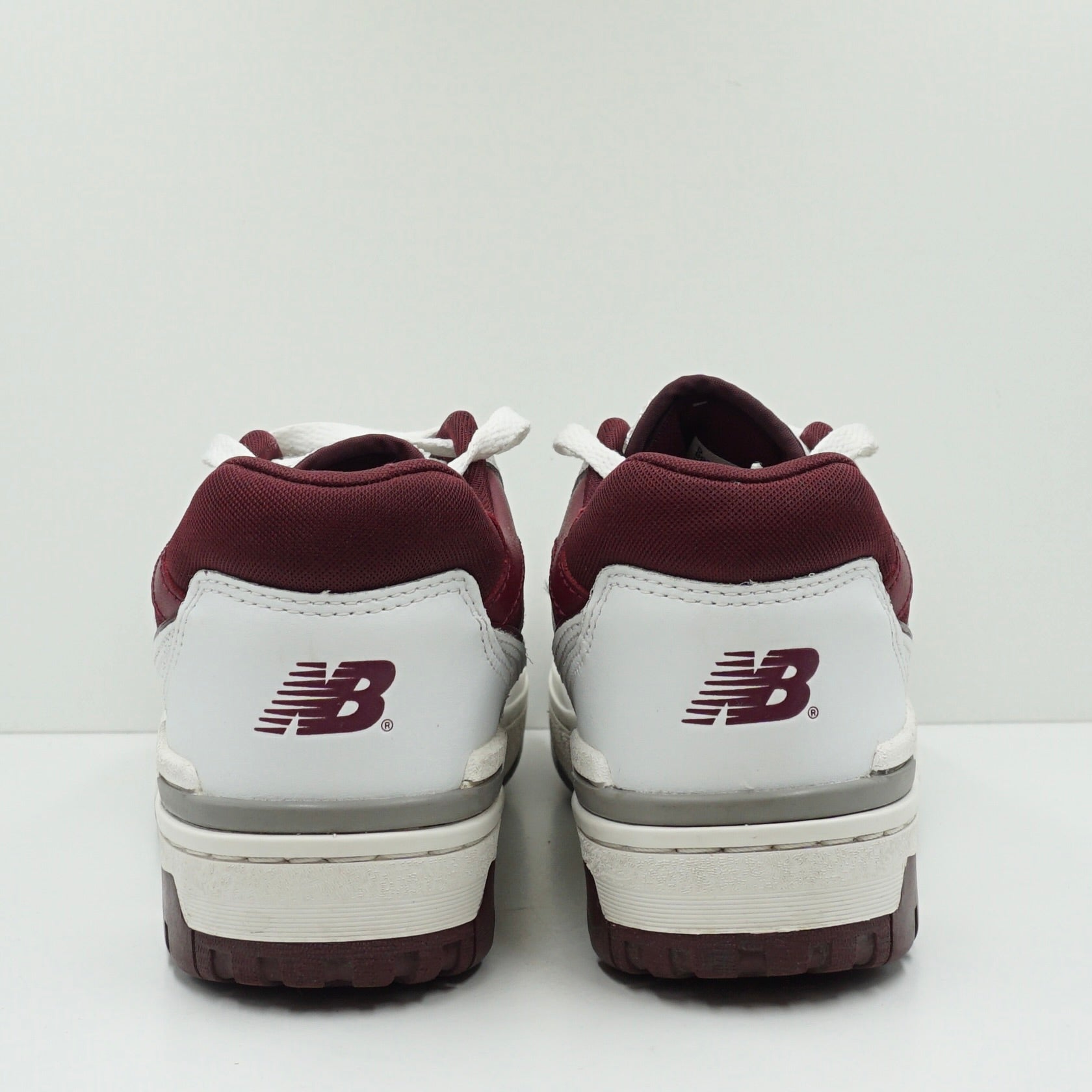 New Balance 550 White Burgundy Cyan