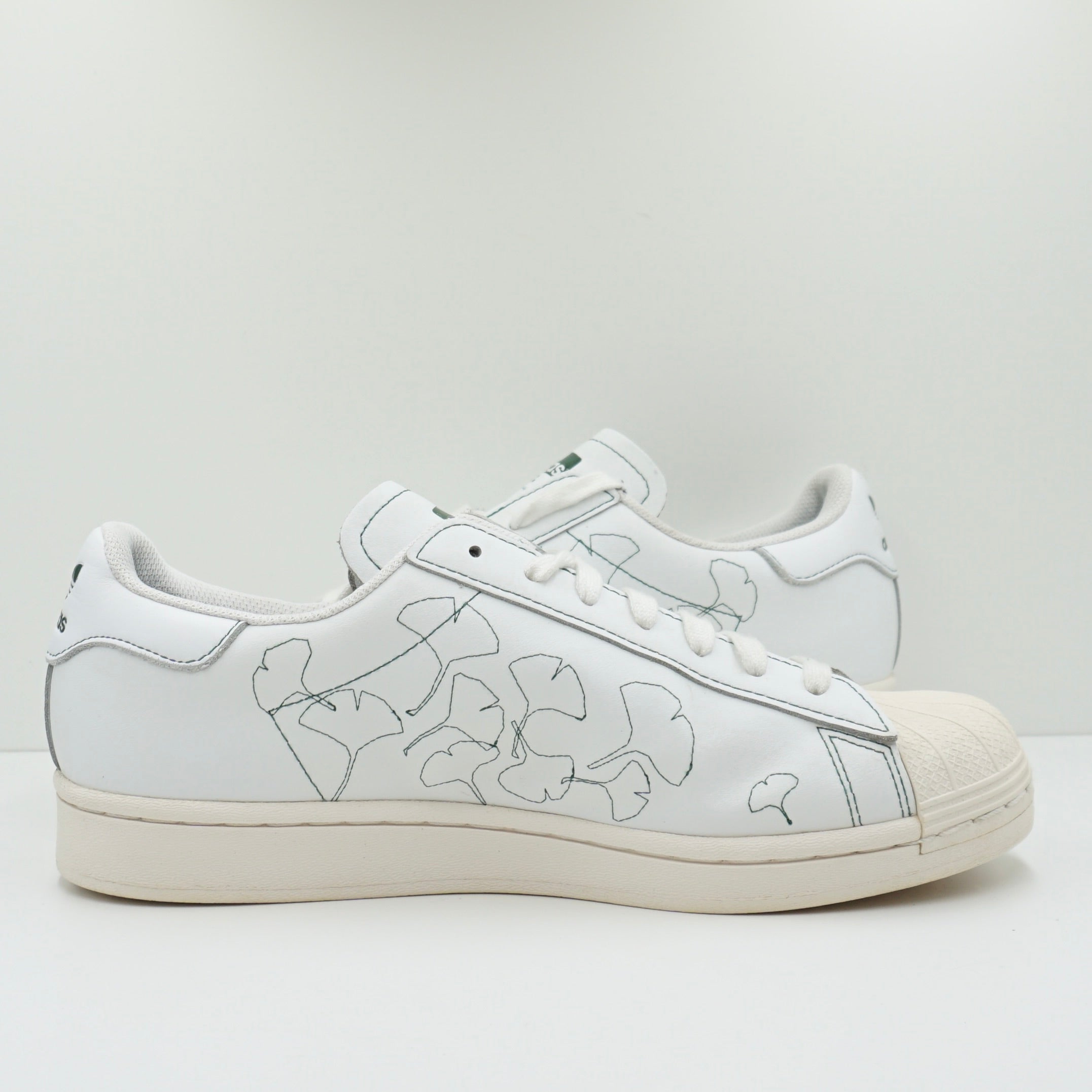 Adidas Superstar Chalk White Embroidered Katakana