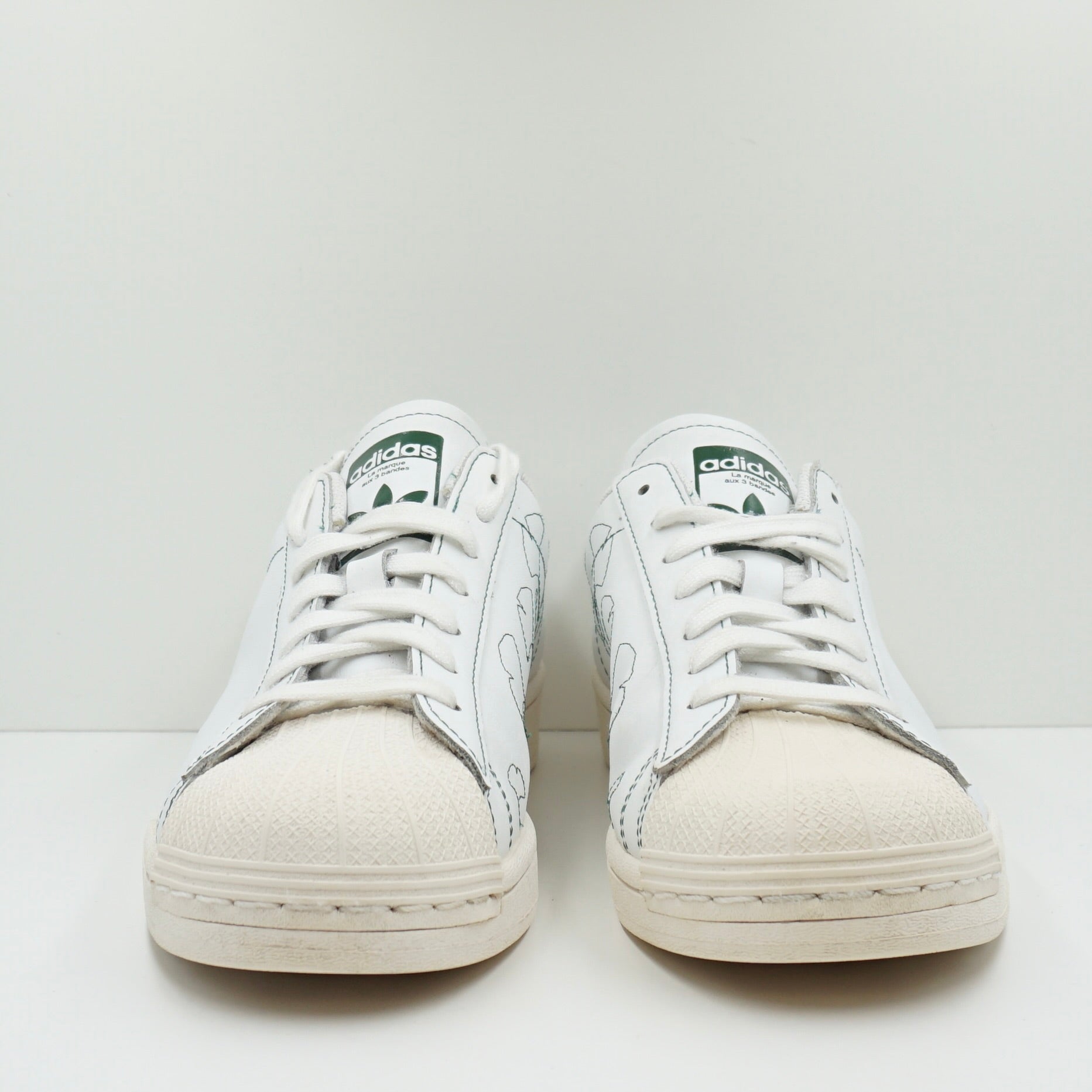 Adidas Superstar Chalk White Embroidered Katakana