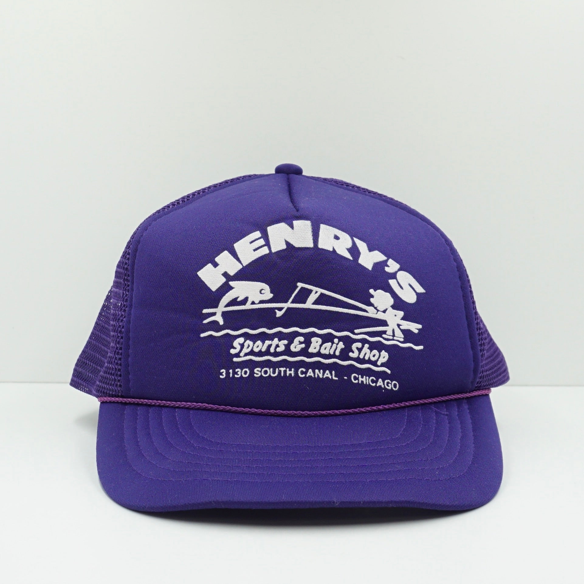 KC Henry's Sports & Bait Shop Purple Snapback Cap