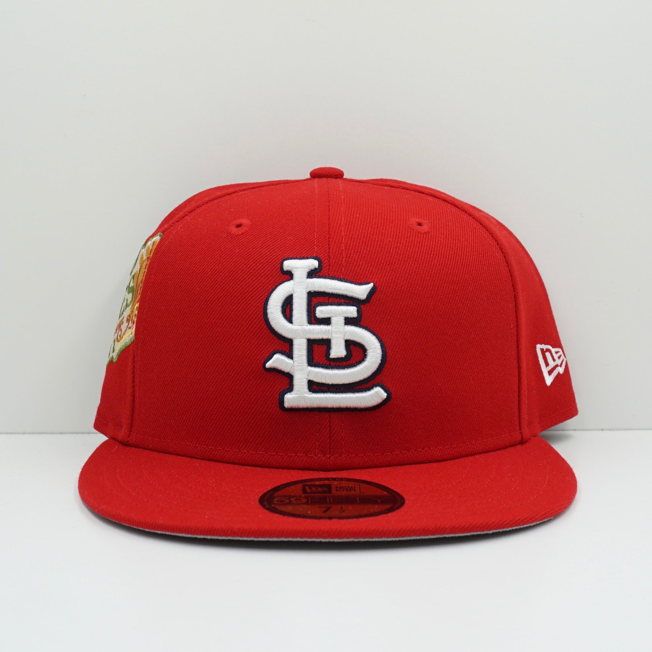 New Era Saint Louise Cardinals World Series Patch Red Fitted Cap