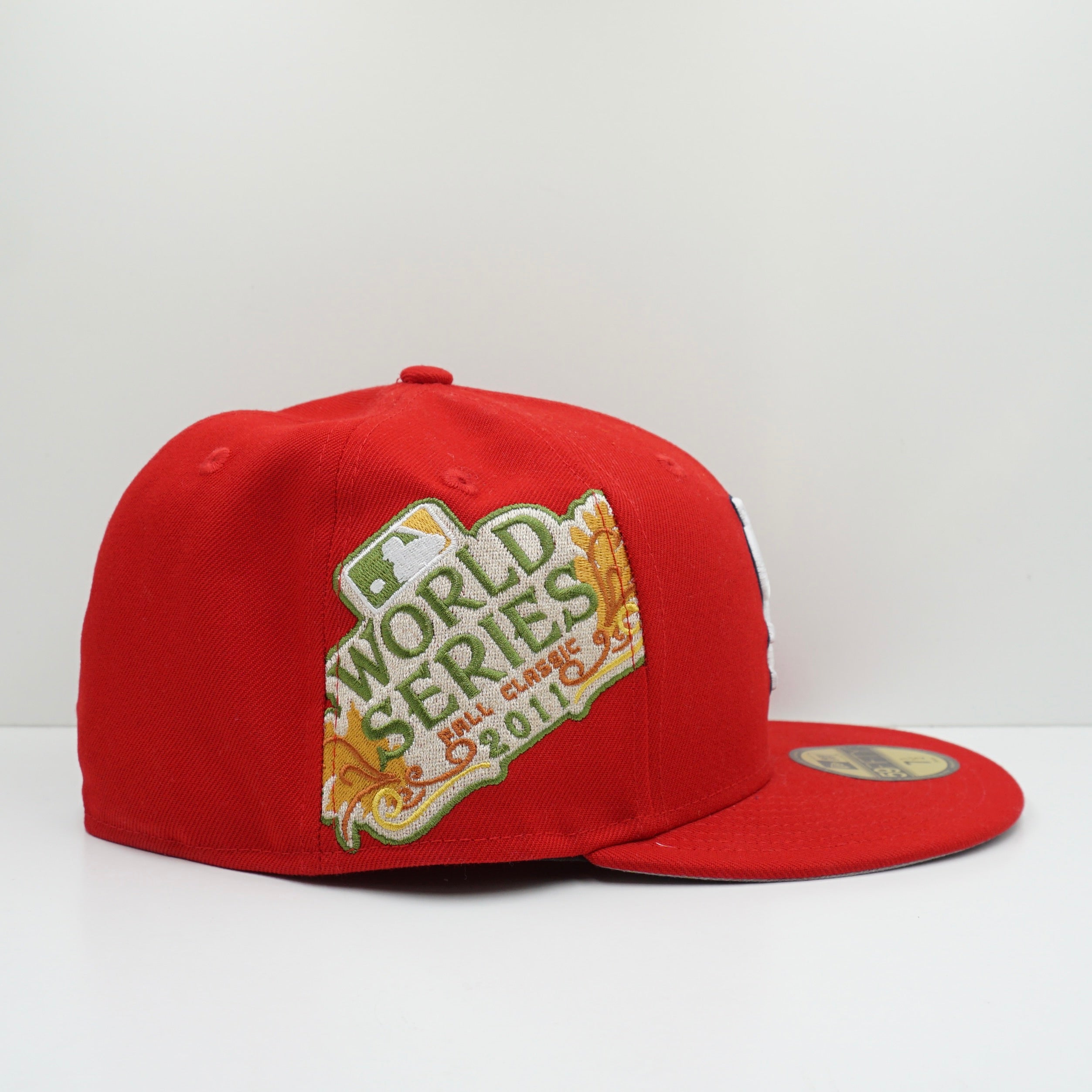 New Era Saint Louise Cardinals World Series Patch Red Fitted Cap