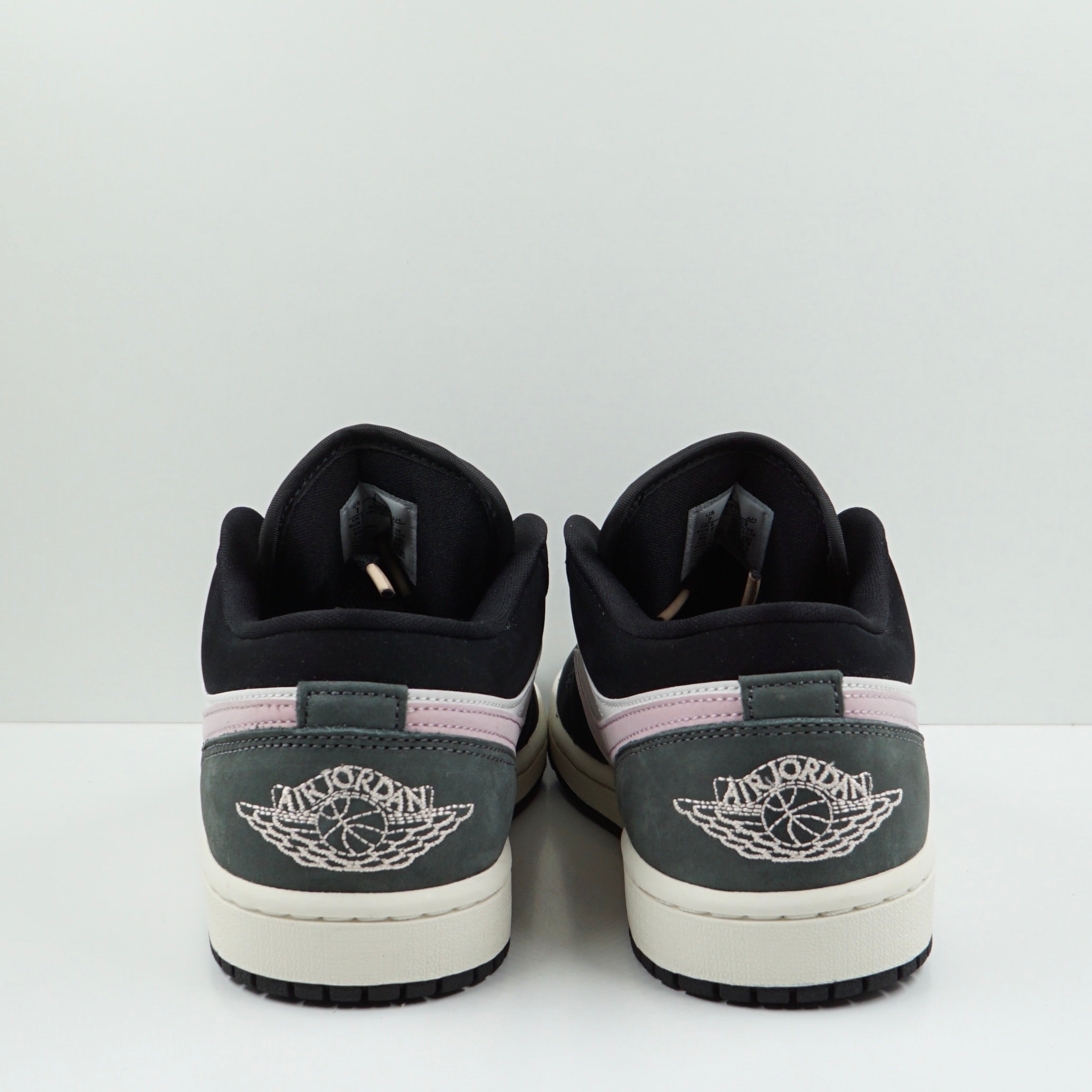 Jordan 1 Low SE Black Iced Carmine Iron Grey