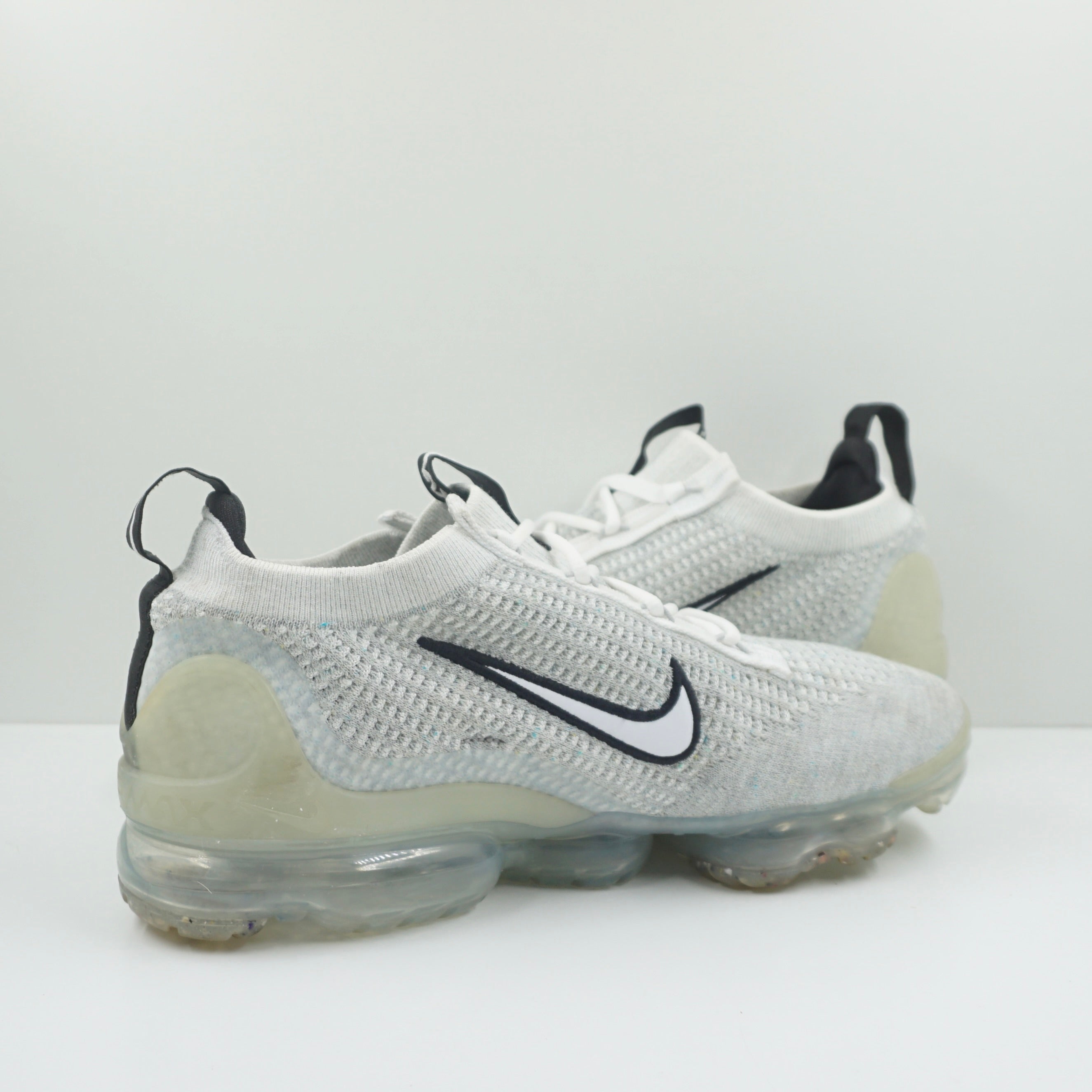 Nike Air VaporMax 2021 FK White Black Metallic Silver
