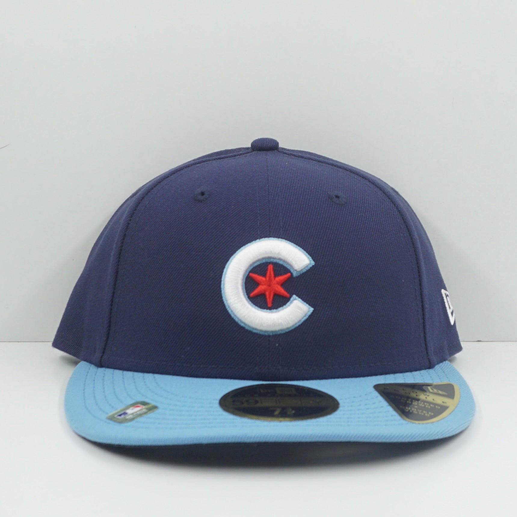 New Era Low Profile MLB City Connect 2023 Chicago Cubs Blue Fitted Cap