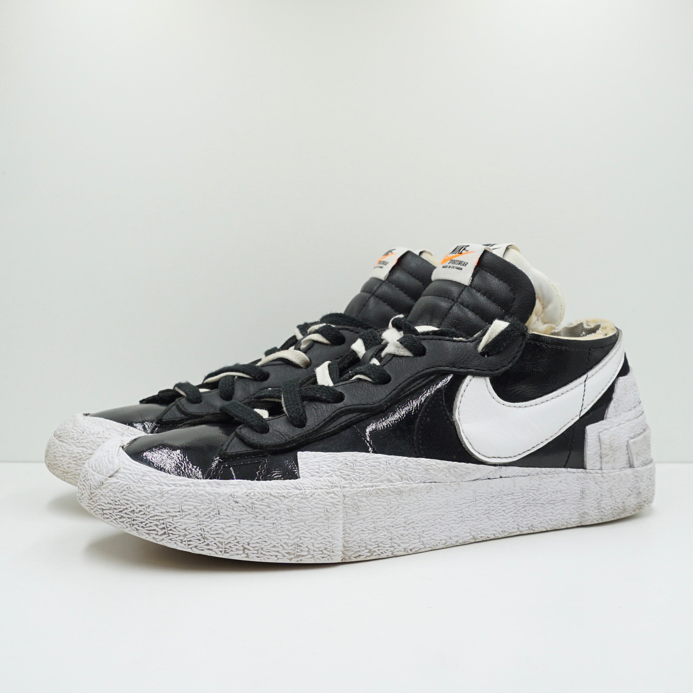 Nike Blazer Low Sacai Black Patent Leather