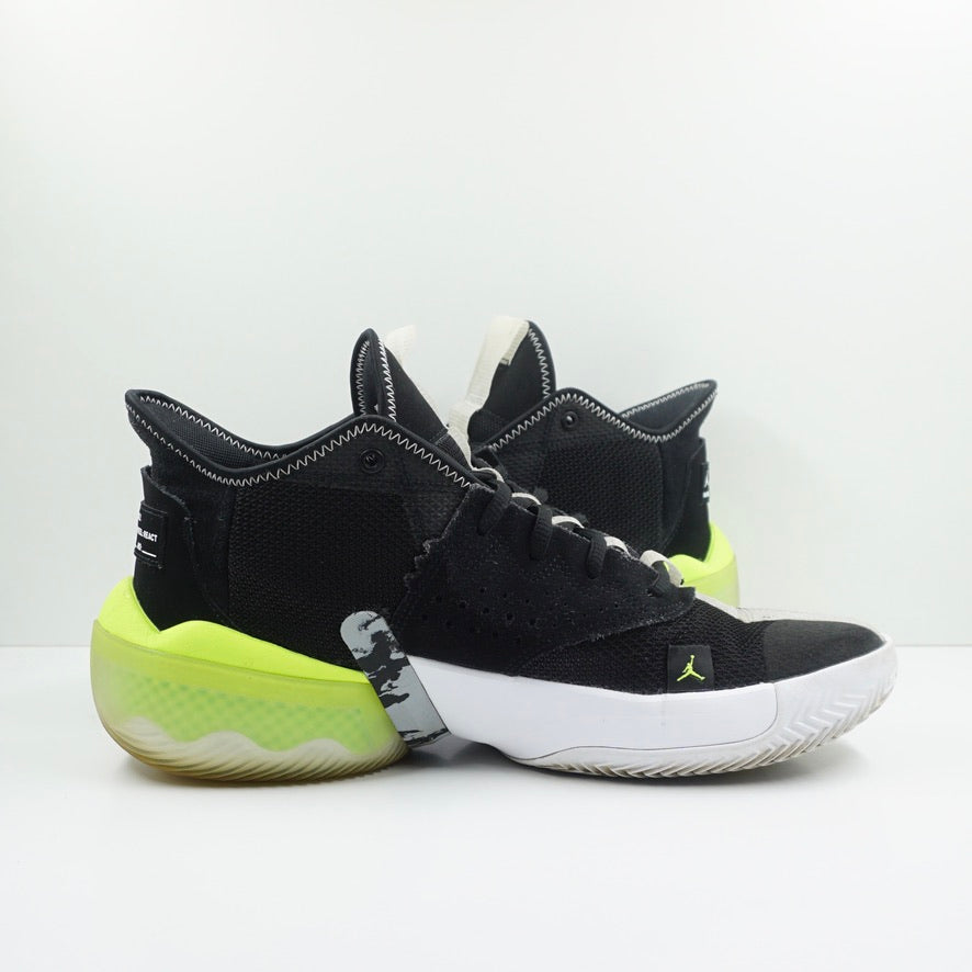 Jordan React Elevation Black Light Smoke Grey Volt White