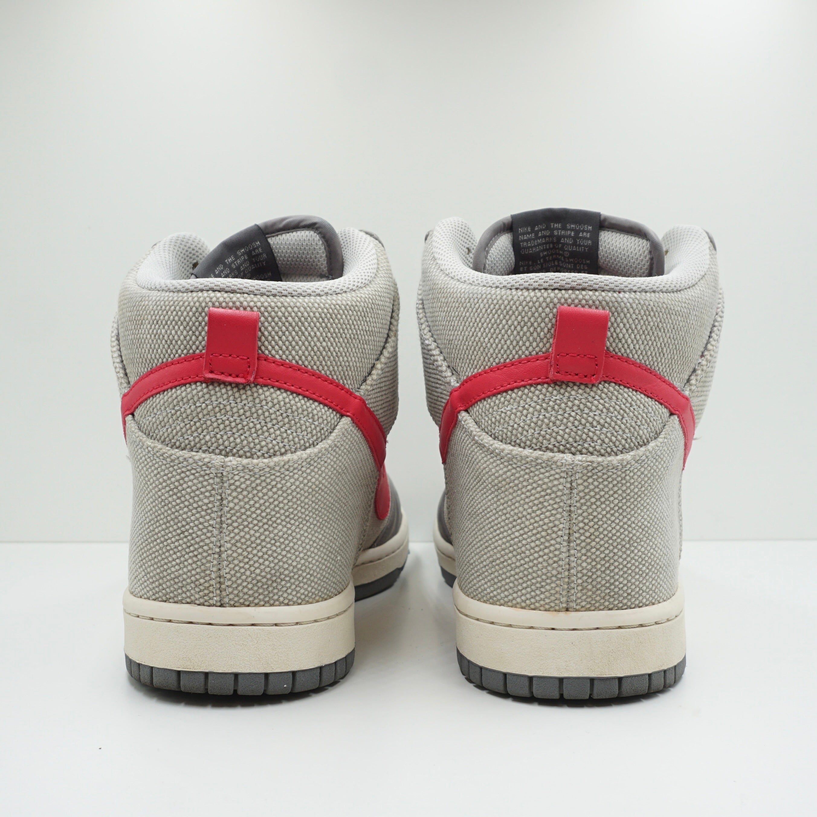 Nike Dunk High Zoom Grey Red (2008)