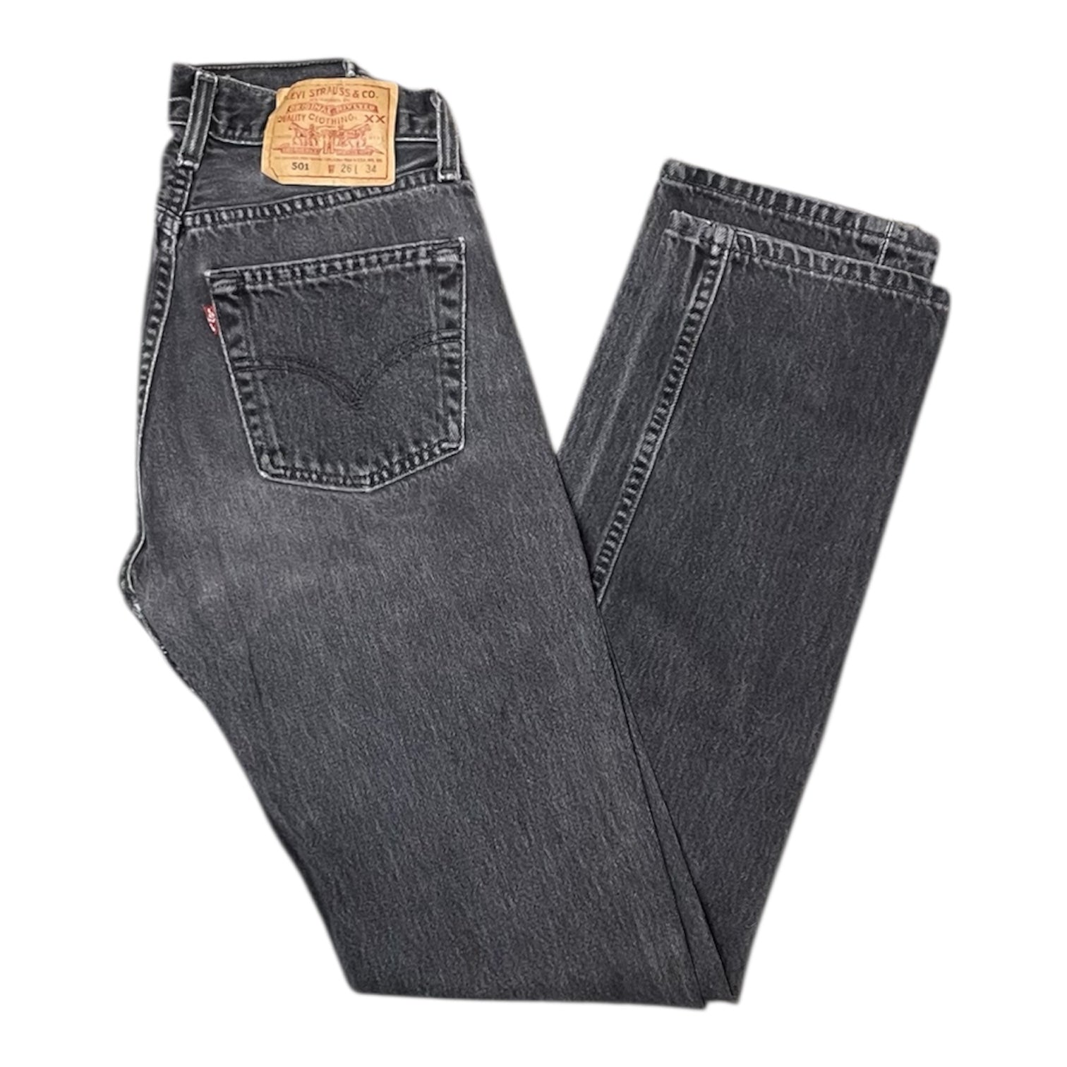 Vintage Levis Grey 501 Jeans