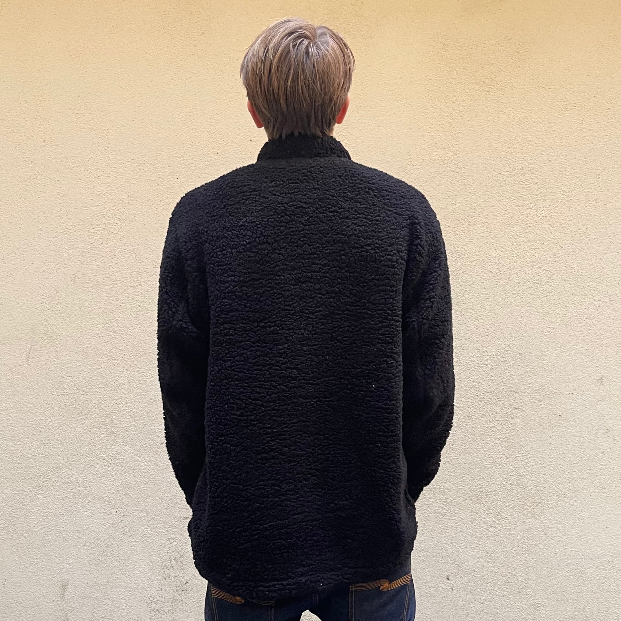 Sweet Sktbs Black Sherpa Overshirt Jacket