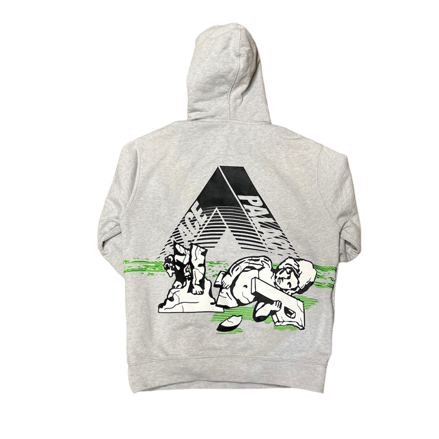 Palace SS22 Fallen City Grey Marl Hoodie