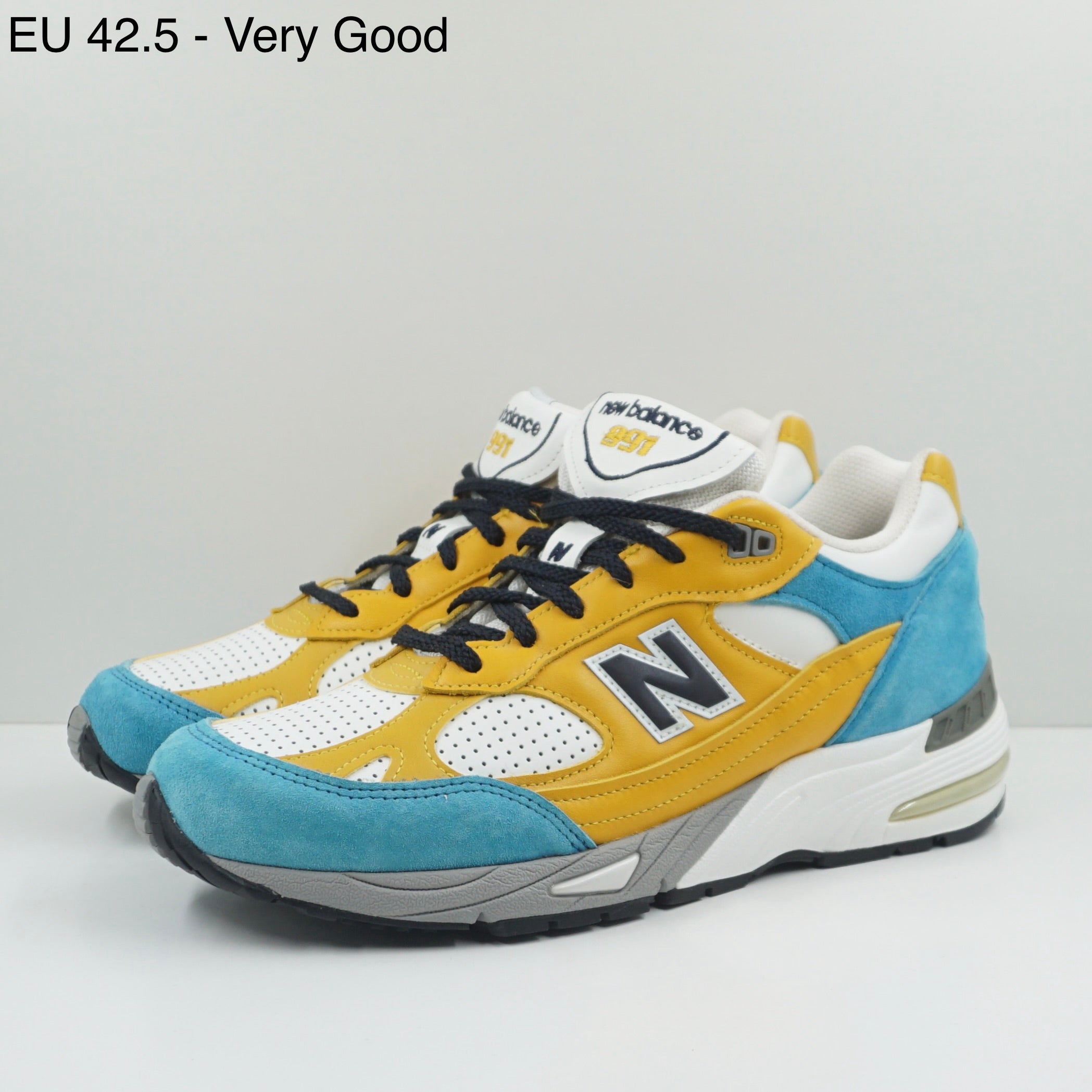 New Balance 991 MiUK Sneakersnstuff Blue Yellow
