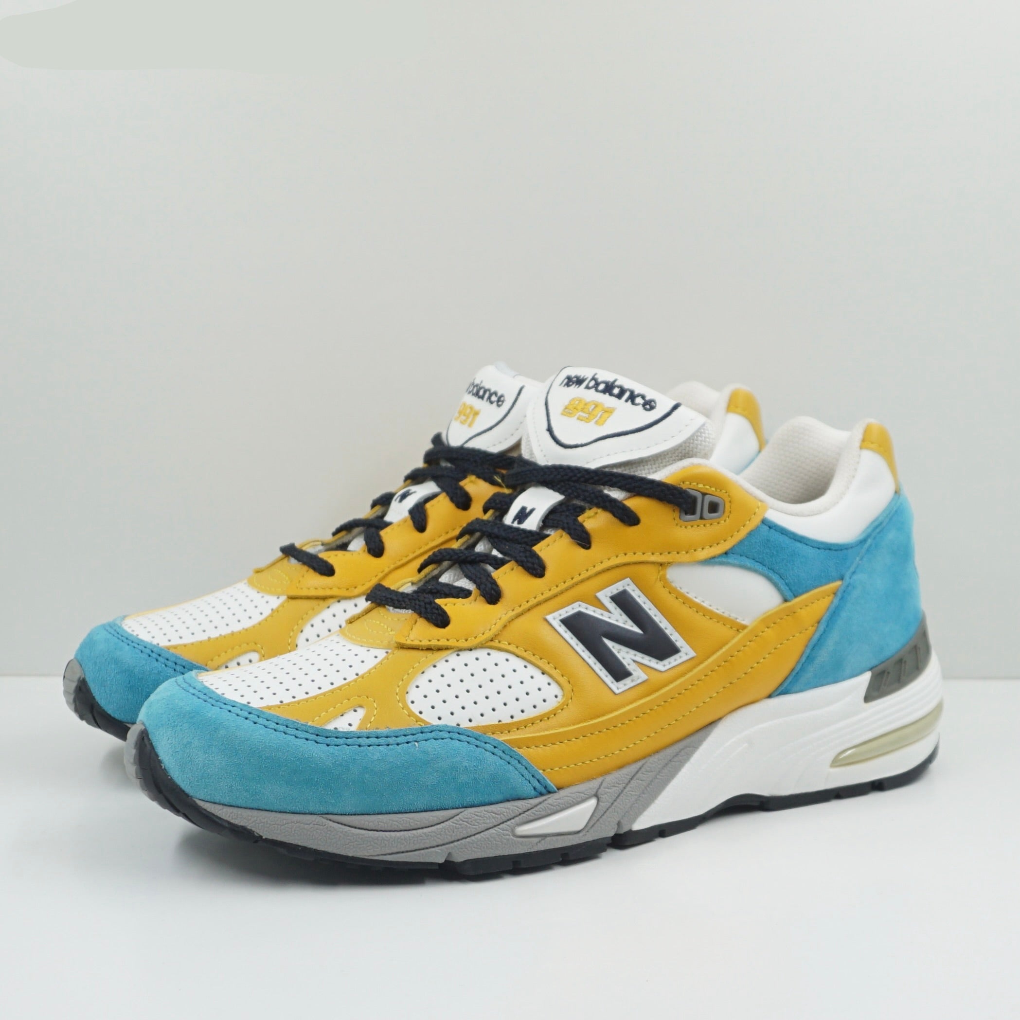 New Balance 991 MiUK Sneakersnstuff Blue Yellow
