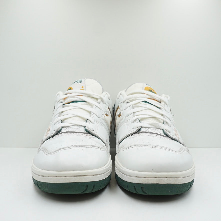 New Balance 550 White Nightwatch Green