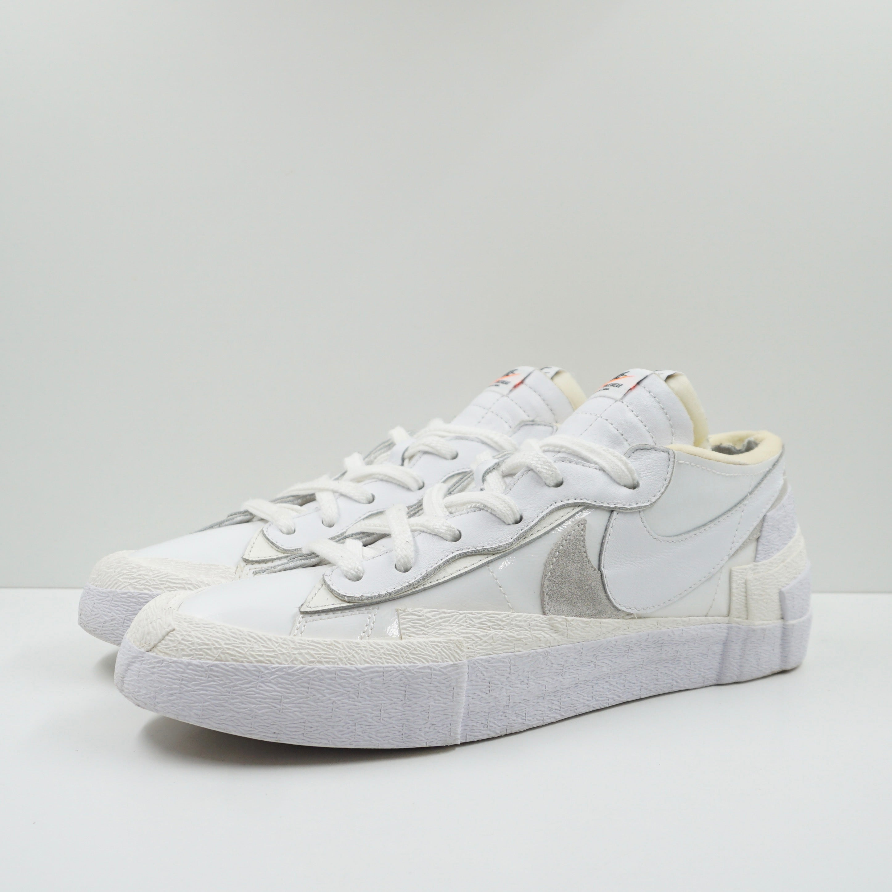 Nike Blazer Low Sacai White Patent Leather