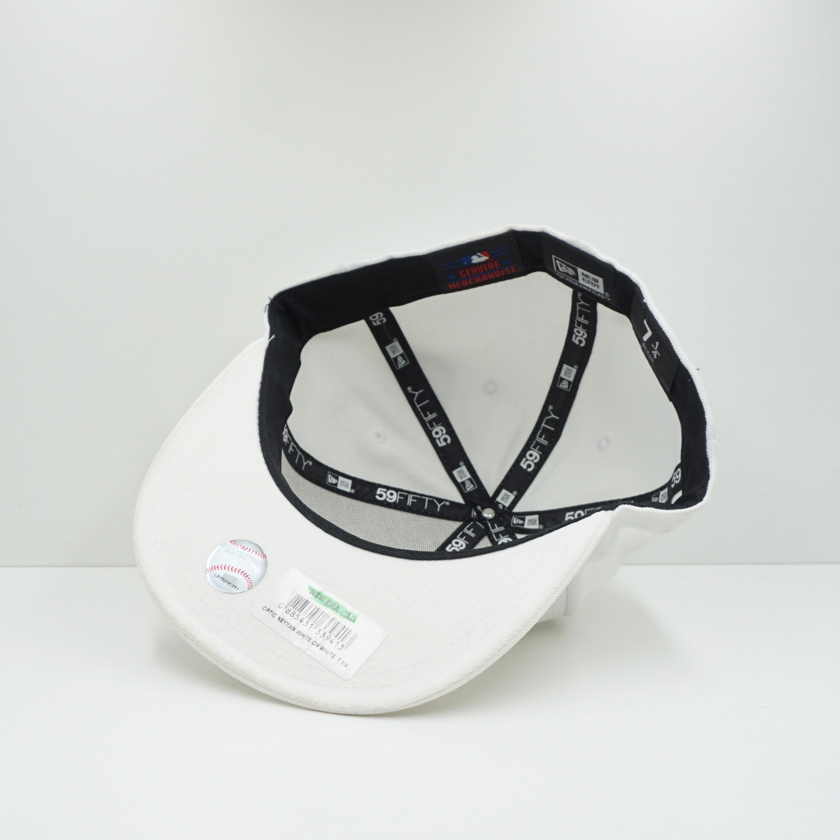 New Era New York Yankees White Fitted Cap