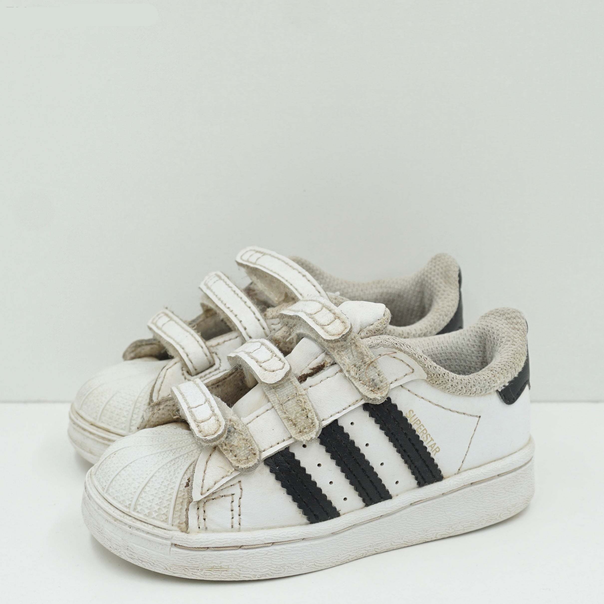 Adidas Superstar Strap Cloud White Core Black Toddler
