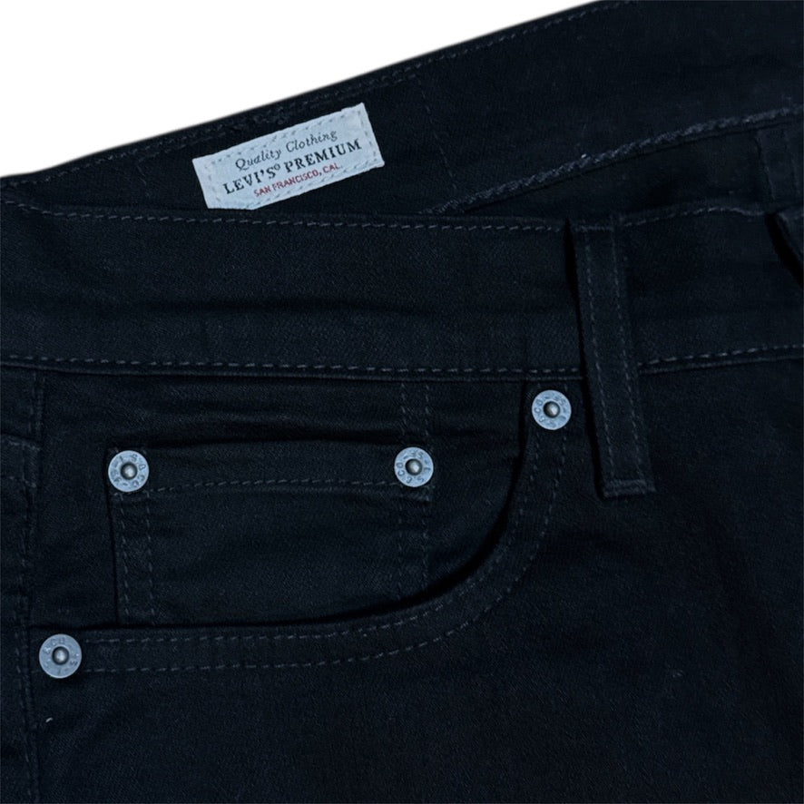 Levis 514 Premium Black Jeans