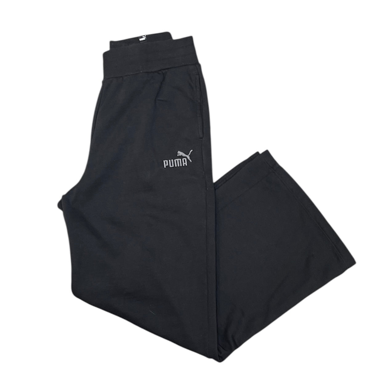 Puma Black Wide Leg Sweatpants (W)