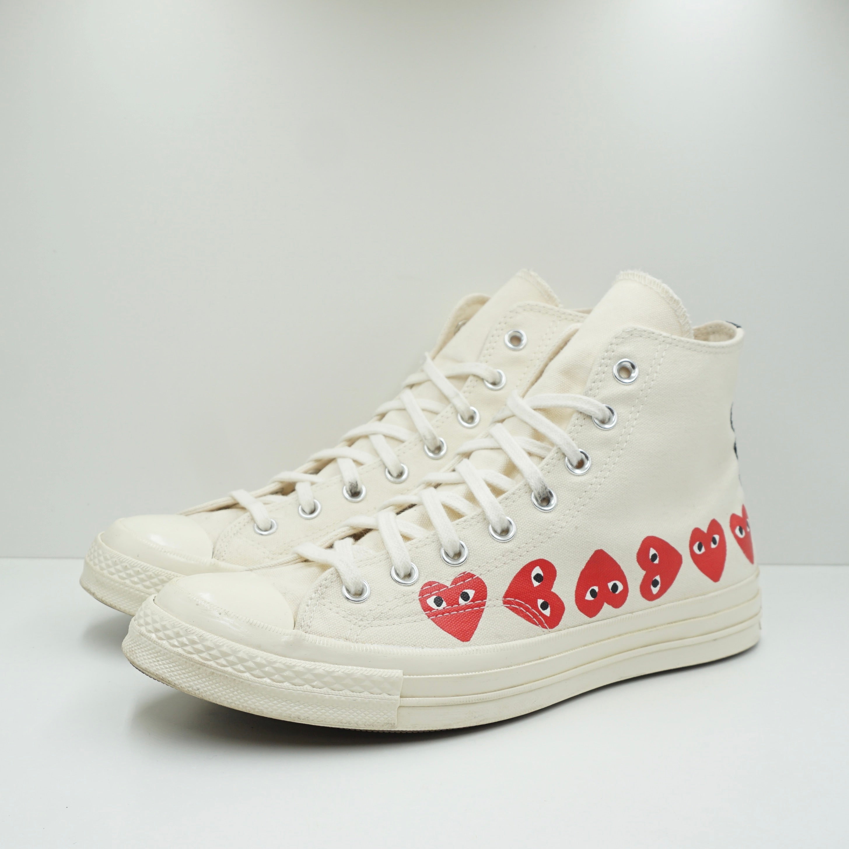 Comme Des Garçons Play Converse Chuck Taylor 70 High Beige
