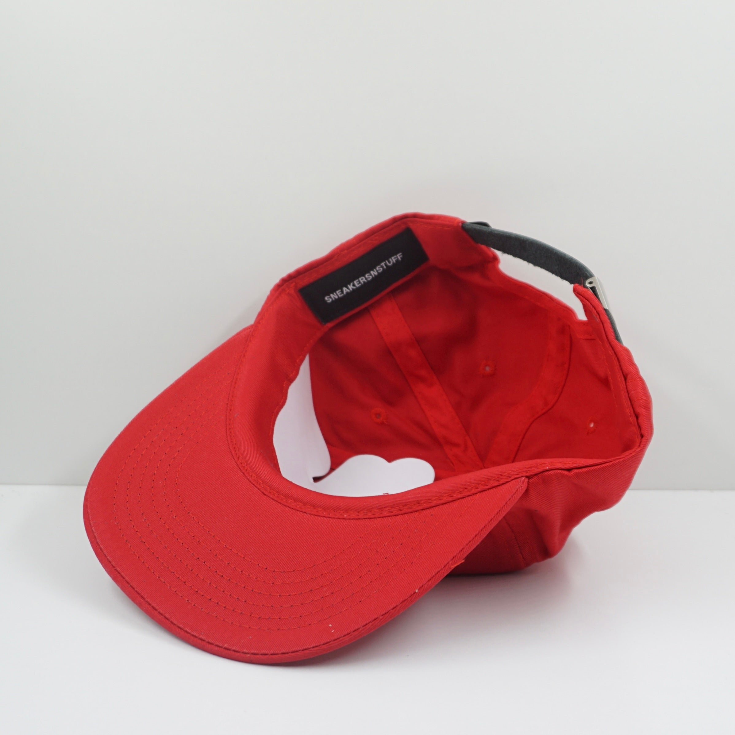Sneakersnstuff Cotton Twill Red Adjustable Cap