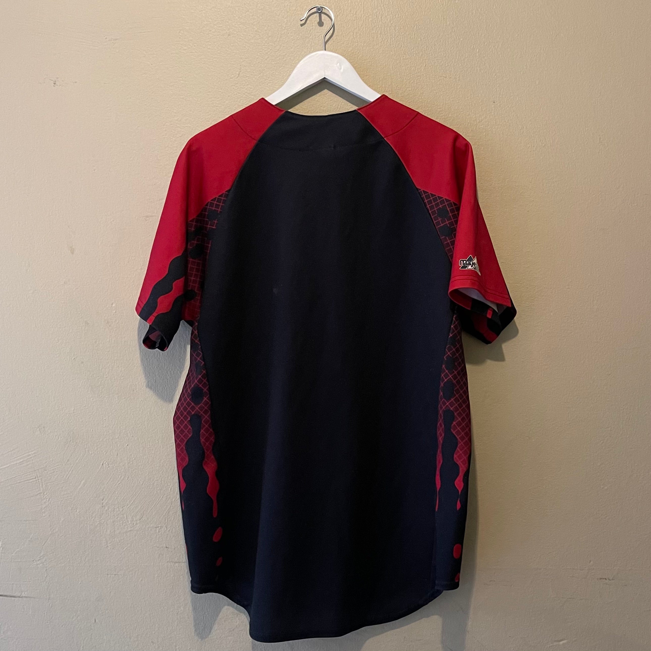 Majestic New York Yankees Red Black Baseball Jersey