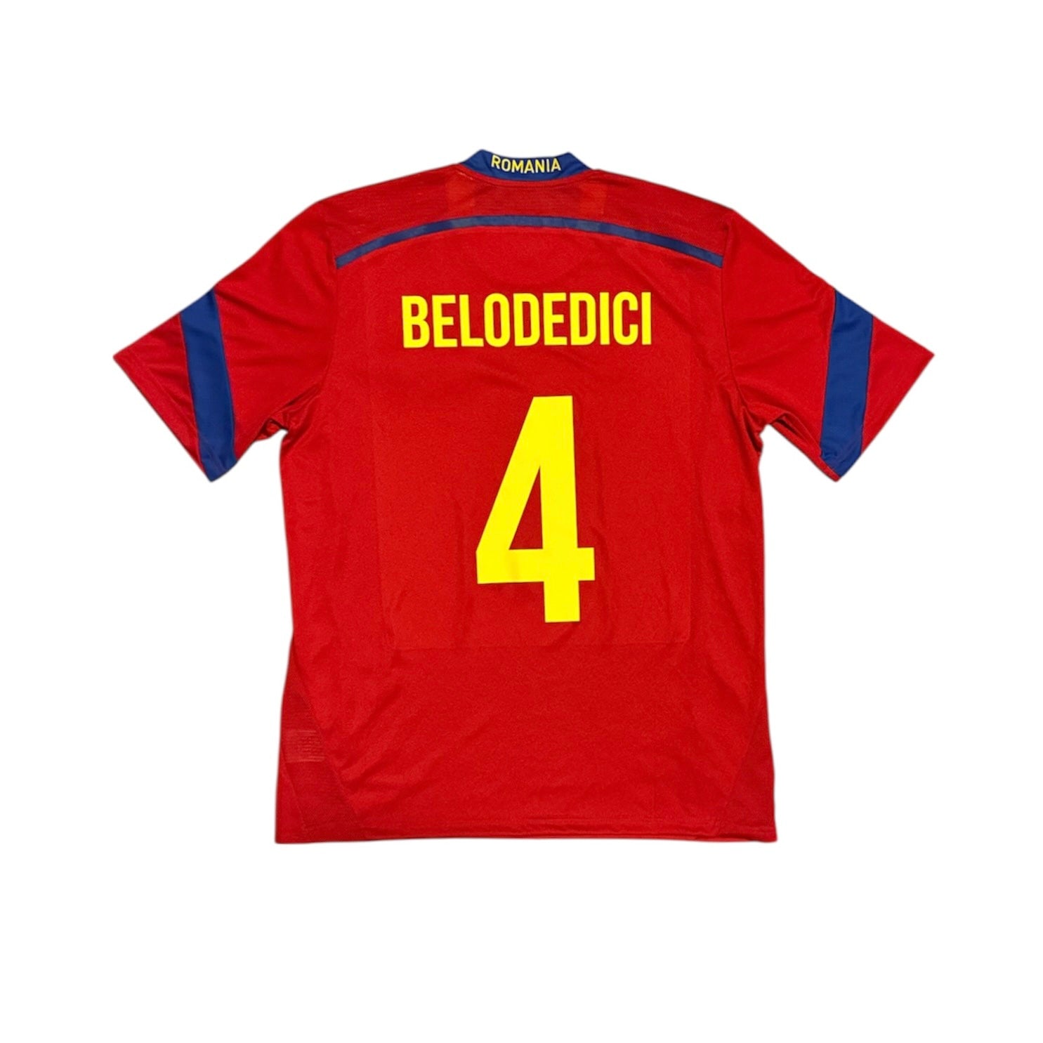 Adidas Romania 2014 Belodedici #4 Away Football Jersey