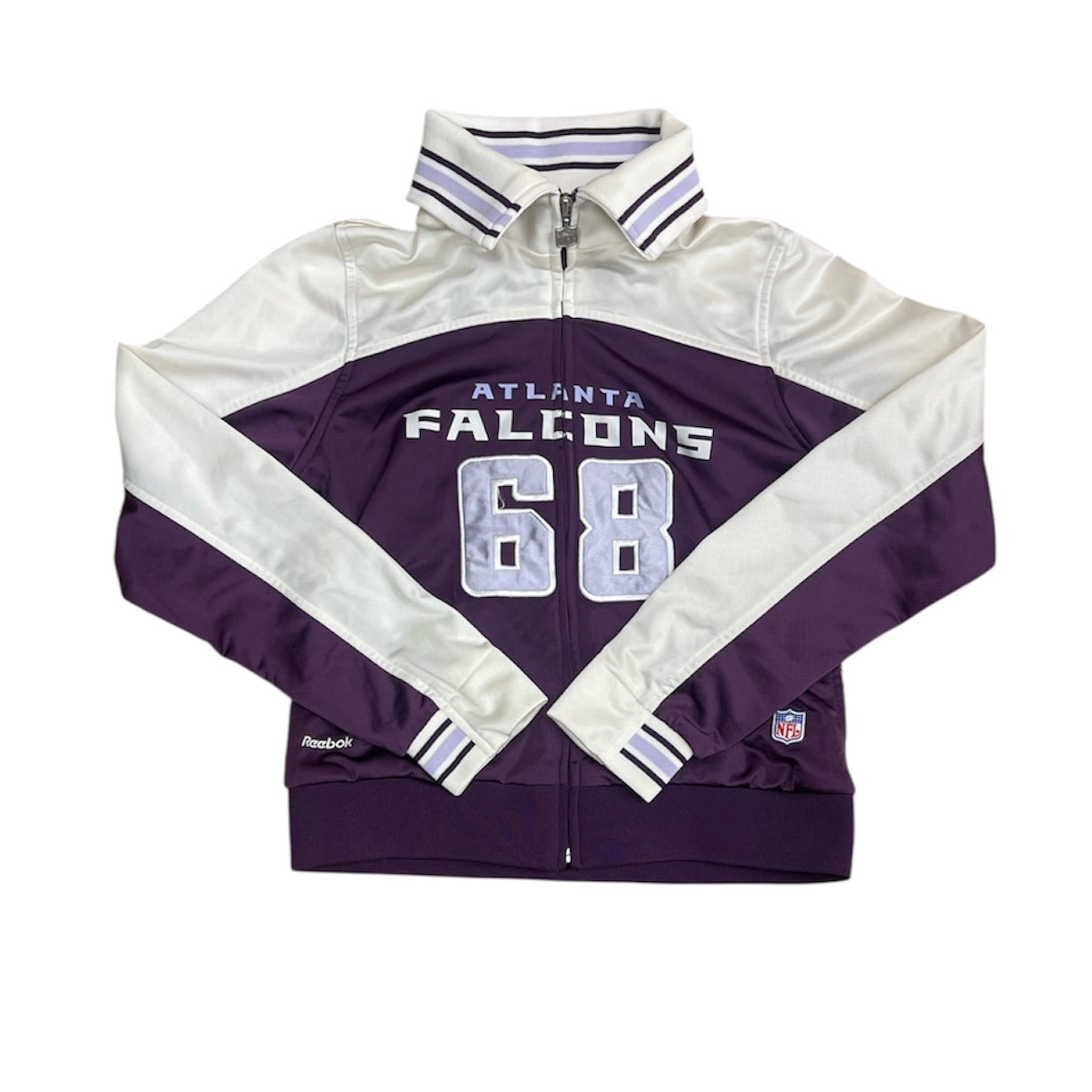 Reebok Atlanta Falcons Purple White Track Top (W)