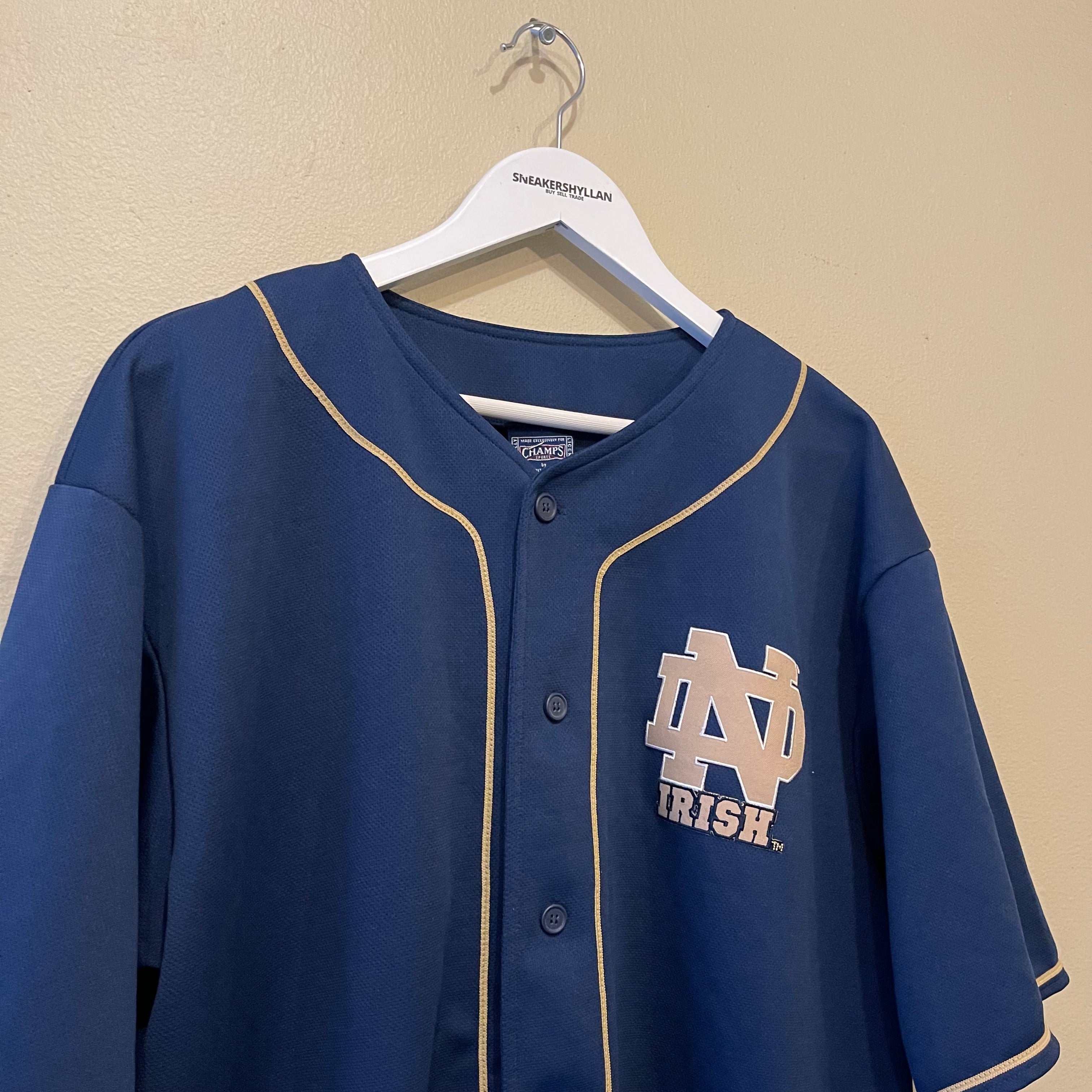 Champs Notre Dame Irish Blue NCAA Baseball Jersey