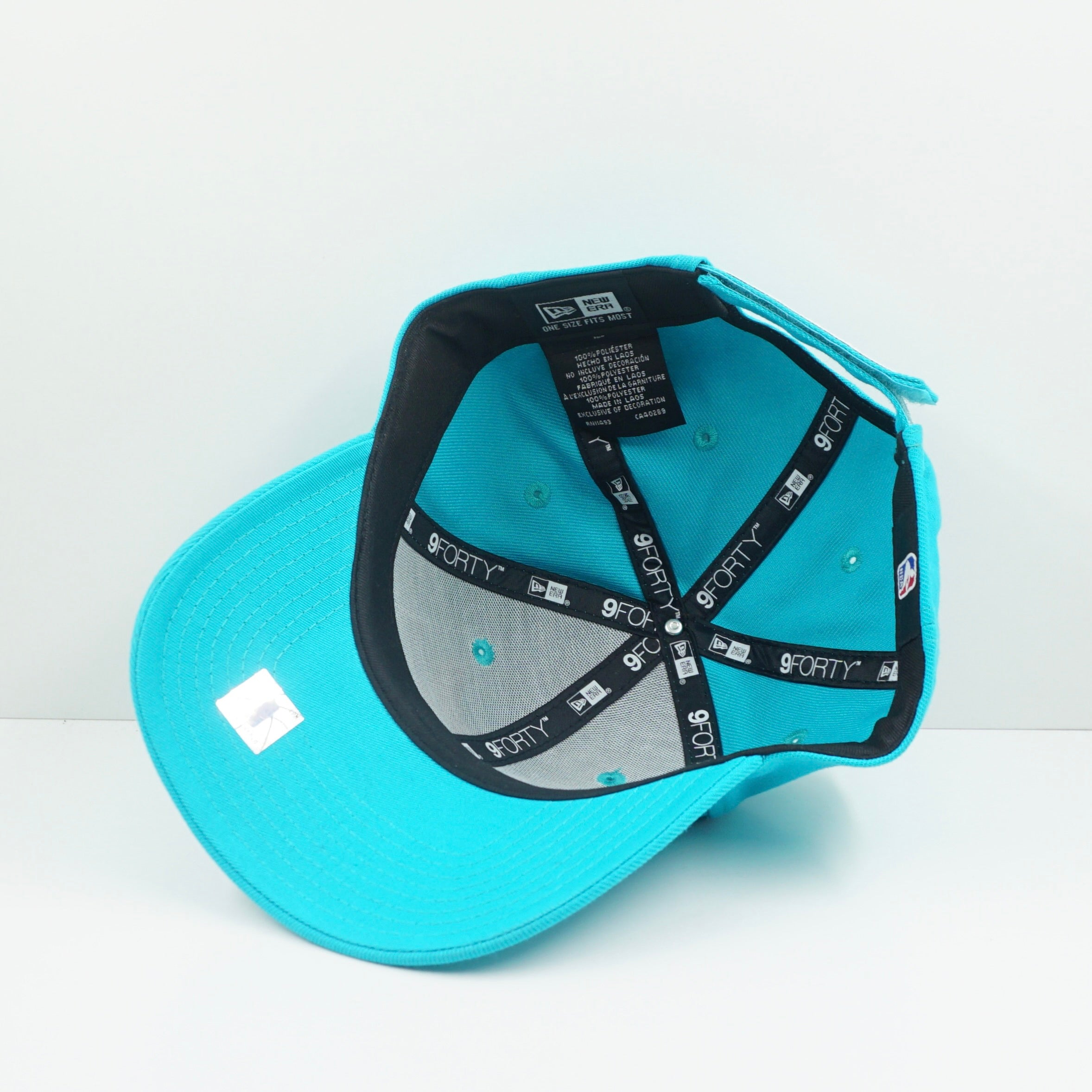 New Era Charlotte Hornets Turqoise Adjustable Cap