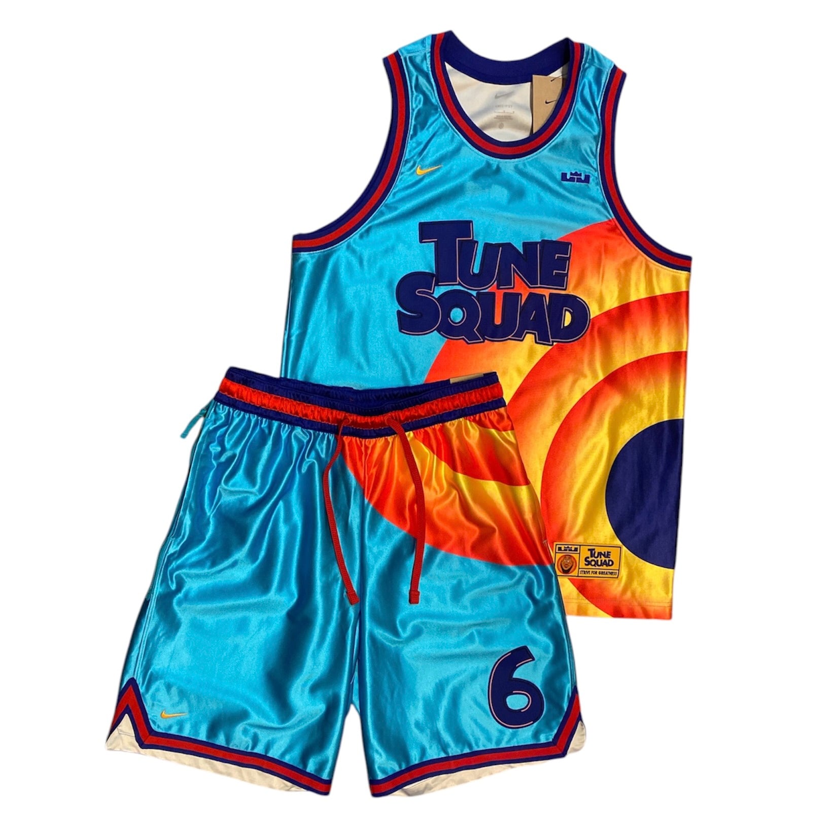 Nike Lebron Tune Squad Basketball Jersey & Shorts Set