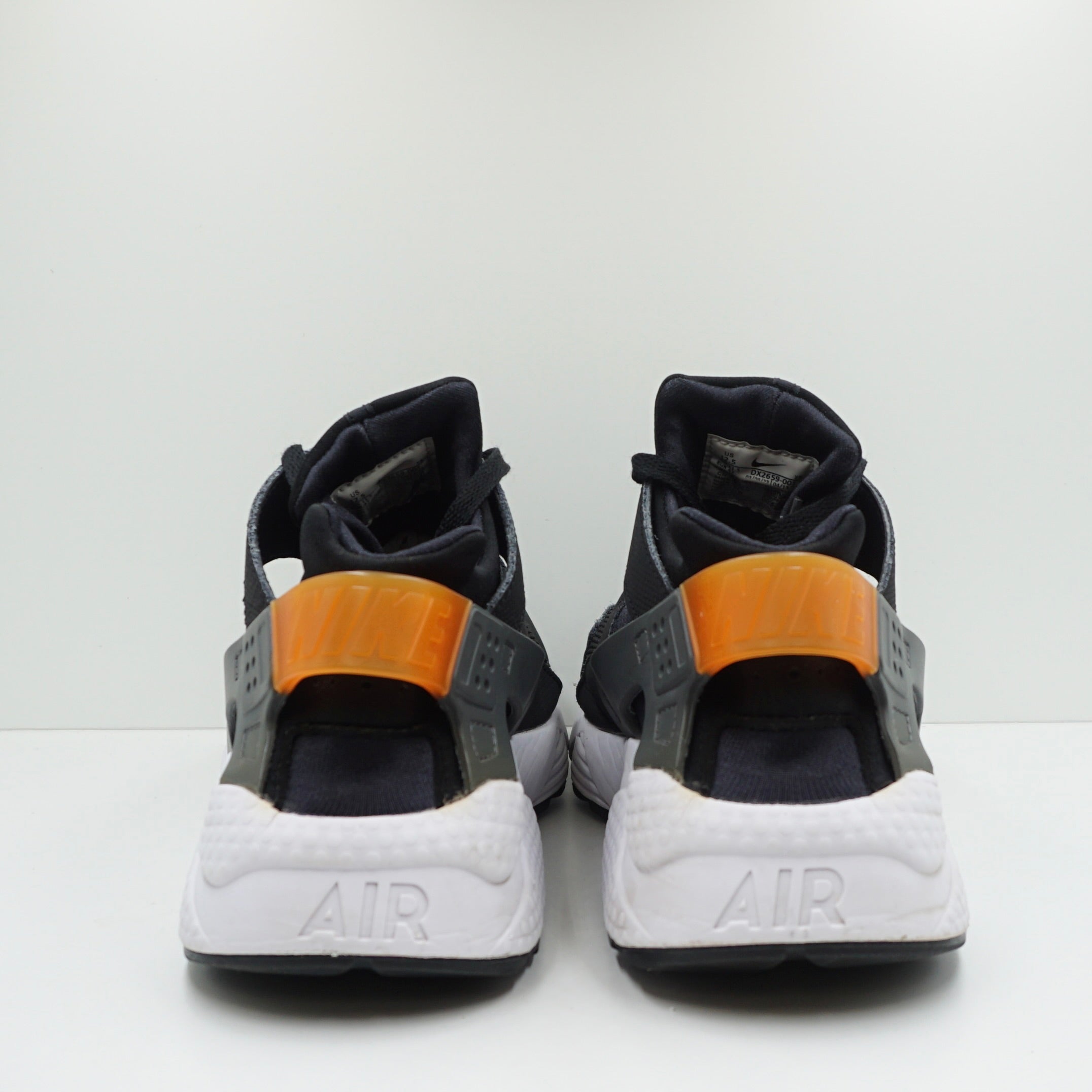 Nike Air Huarache Black Safety Orange