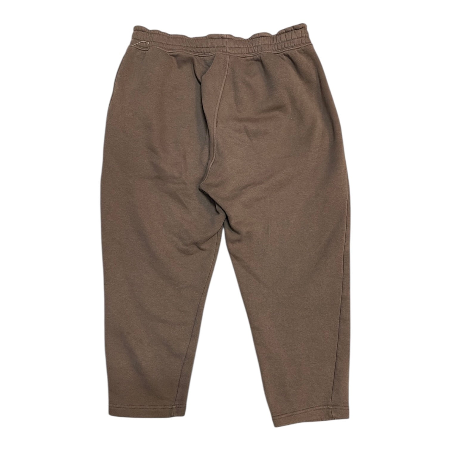 Nike Sportswear Club Cropped Pleated Brown Sweatpants