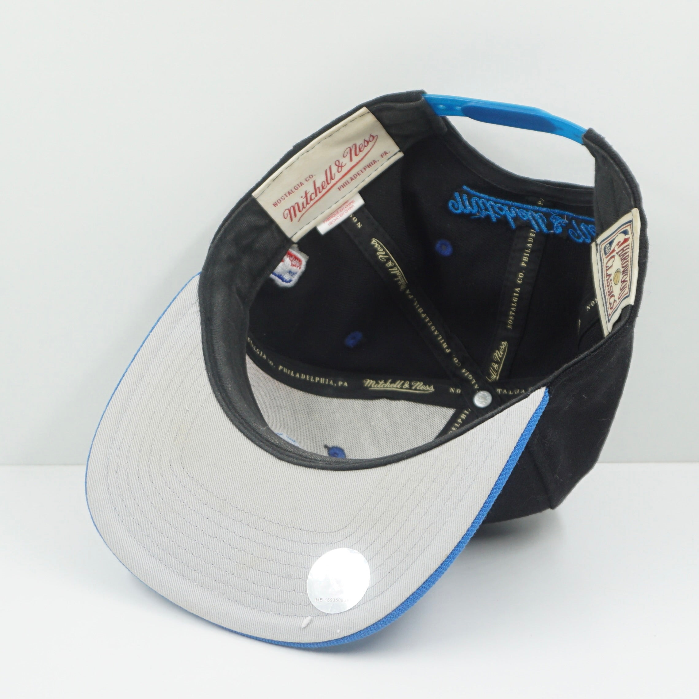 Mitchell & Ness NBA Orlando Magic Black Blue Snapback Cap