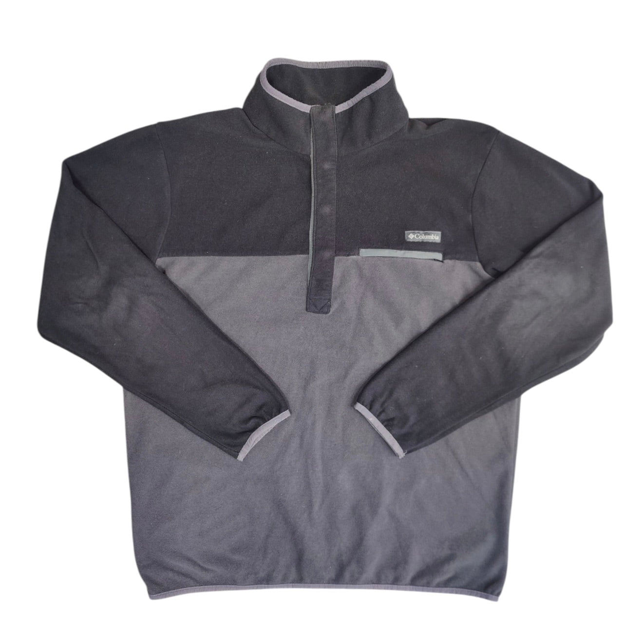 Columbia Mountain Side Grey Fleece Long Sleeve