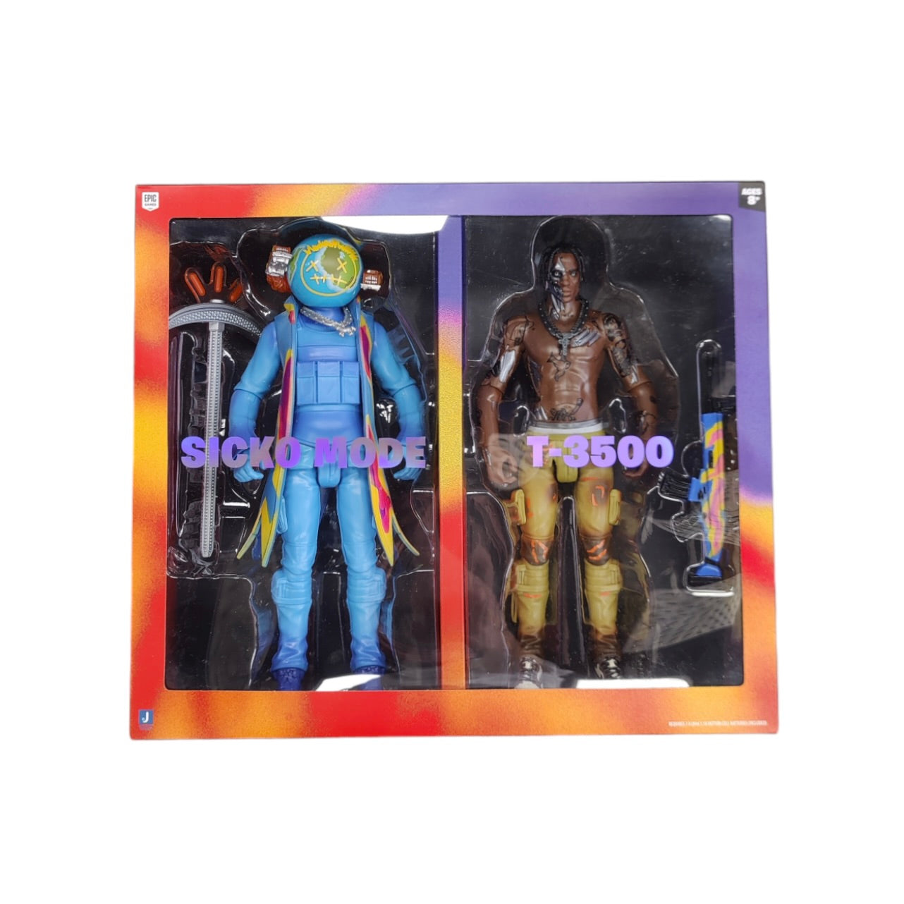 Travis Scott Cactus Jack Fortnite 12" Action Figure Duo Set